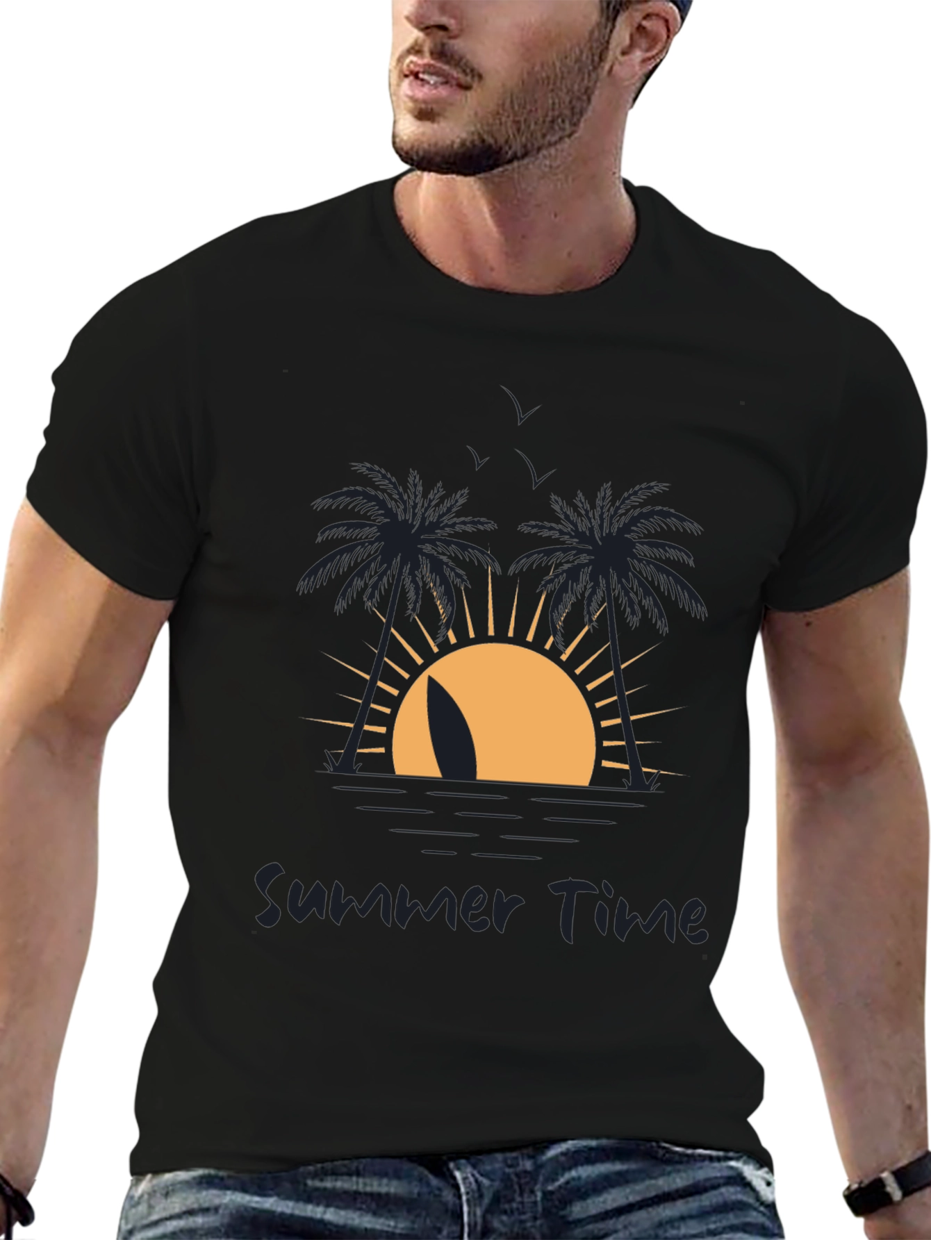 Summer Time Graphic Tee - Beach Vibes