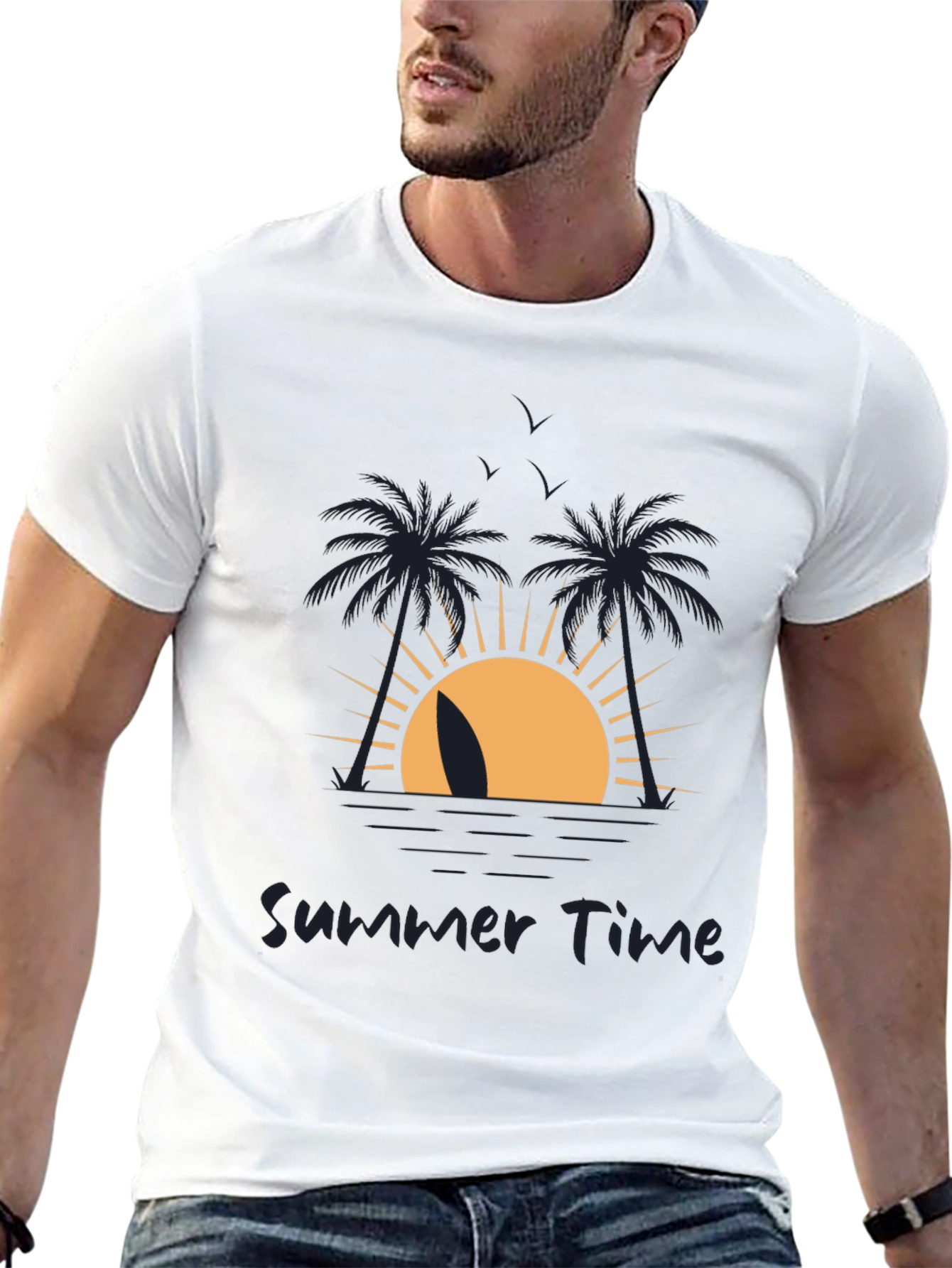 Summer Time Graphic Tee - Beach Vibes