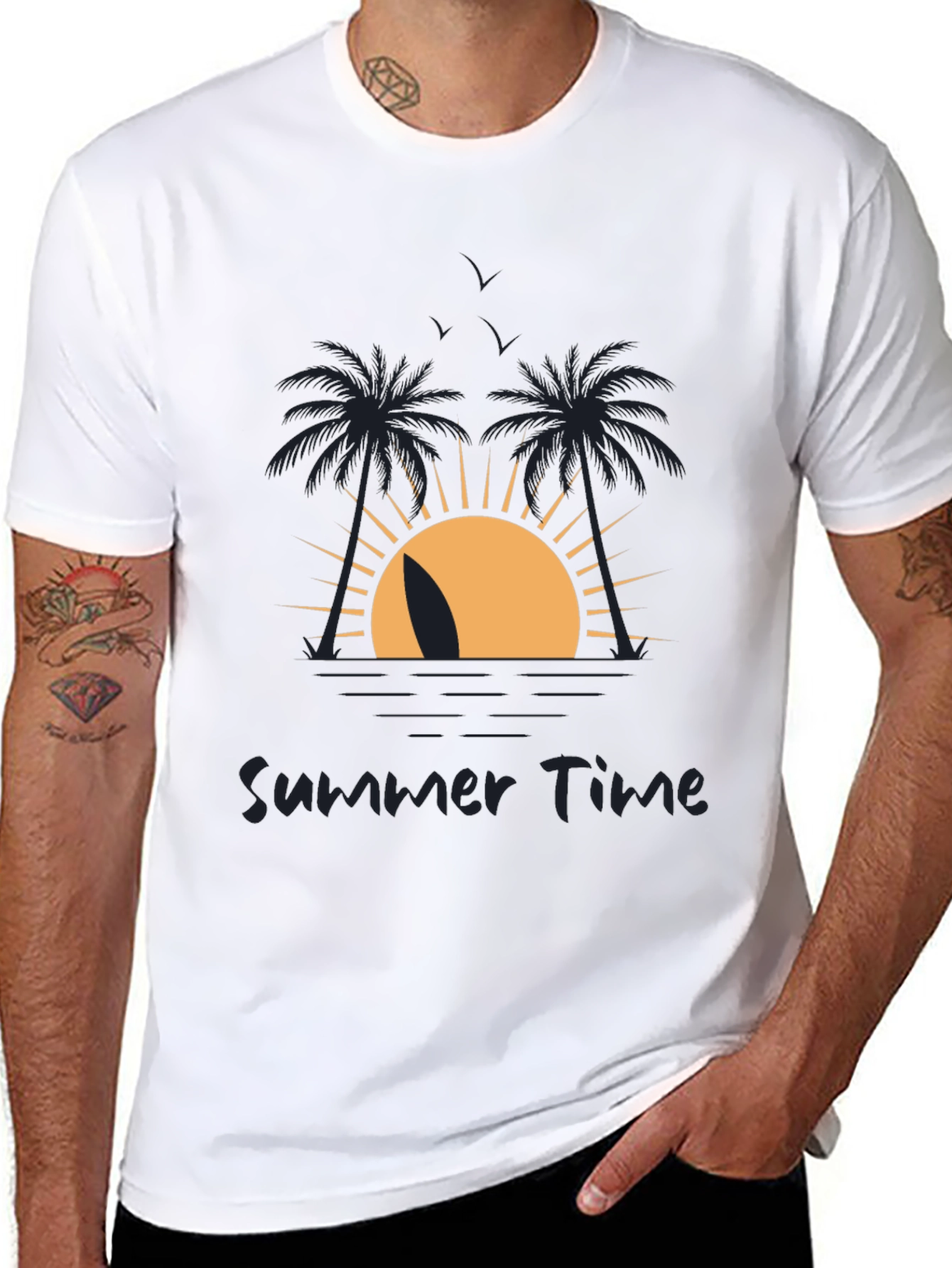 Summer Time Graphic Tee - Beach Vibes