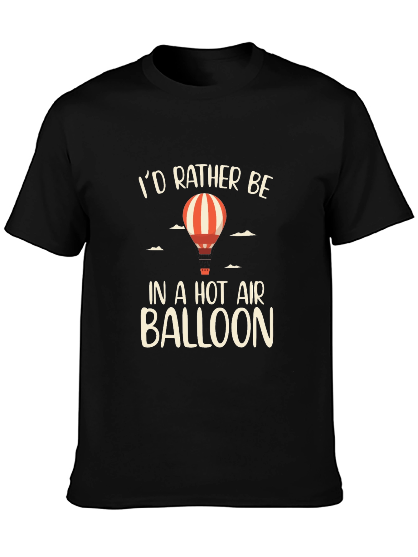 Hot Air Balloon Graphic T-Shirt - Adventure Awaits!