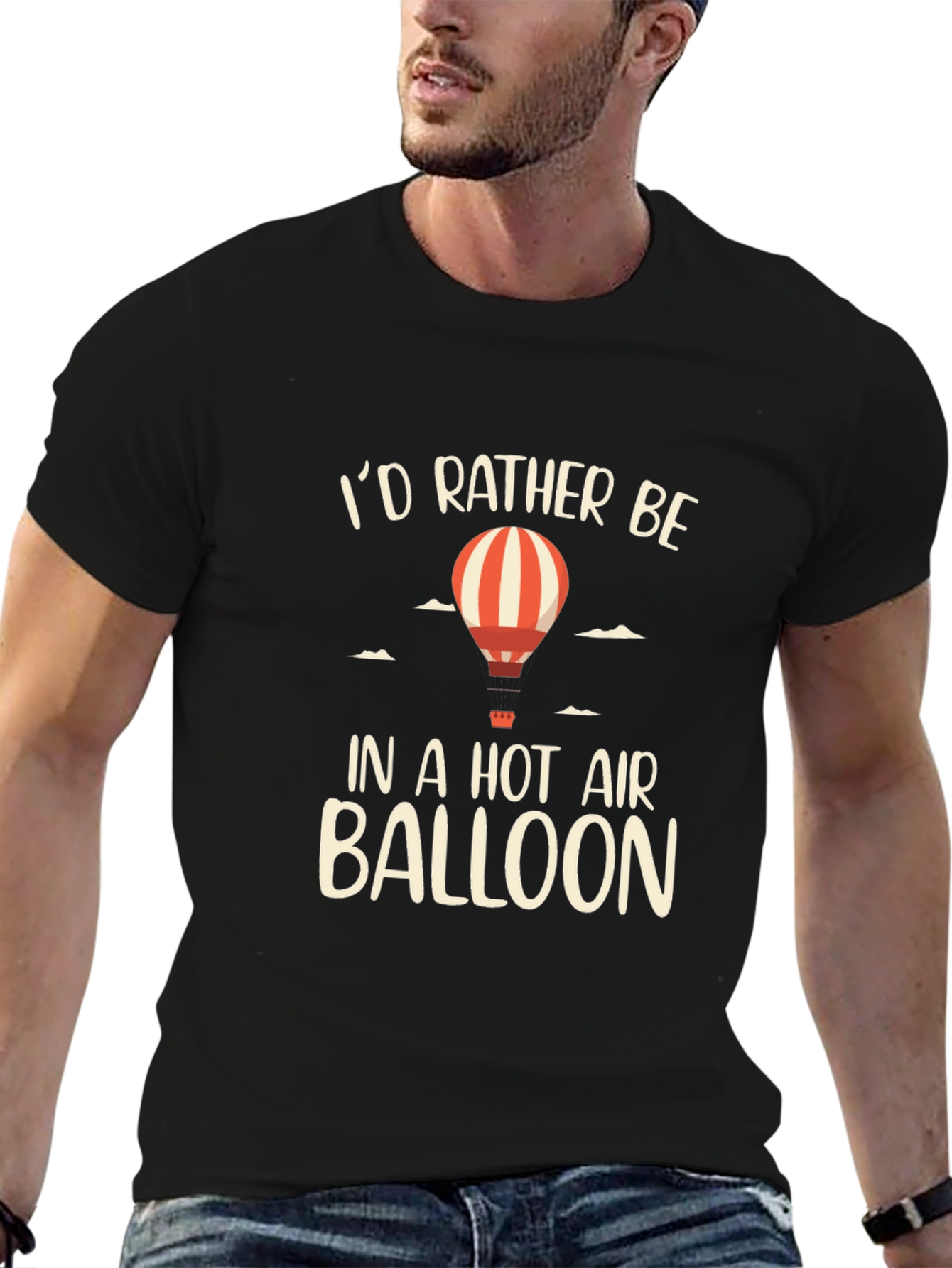 Hot Air Balloon Graphic T-Shirt - Adventure Awaits!