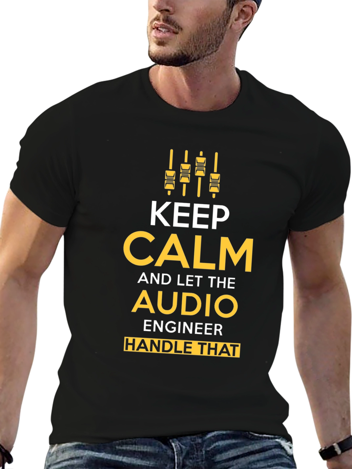 Keep Calm Audio Engineer T-Shirt