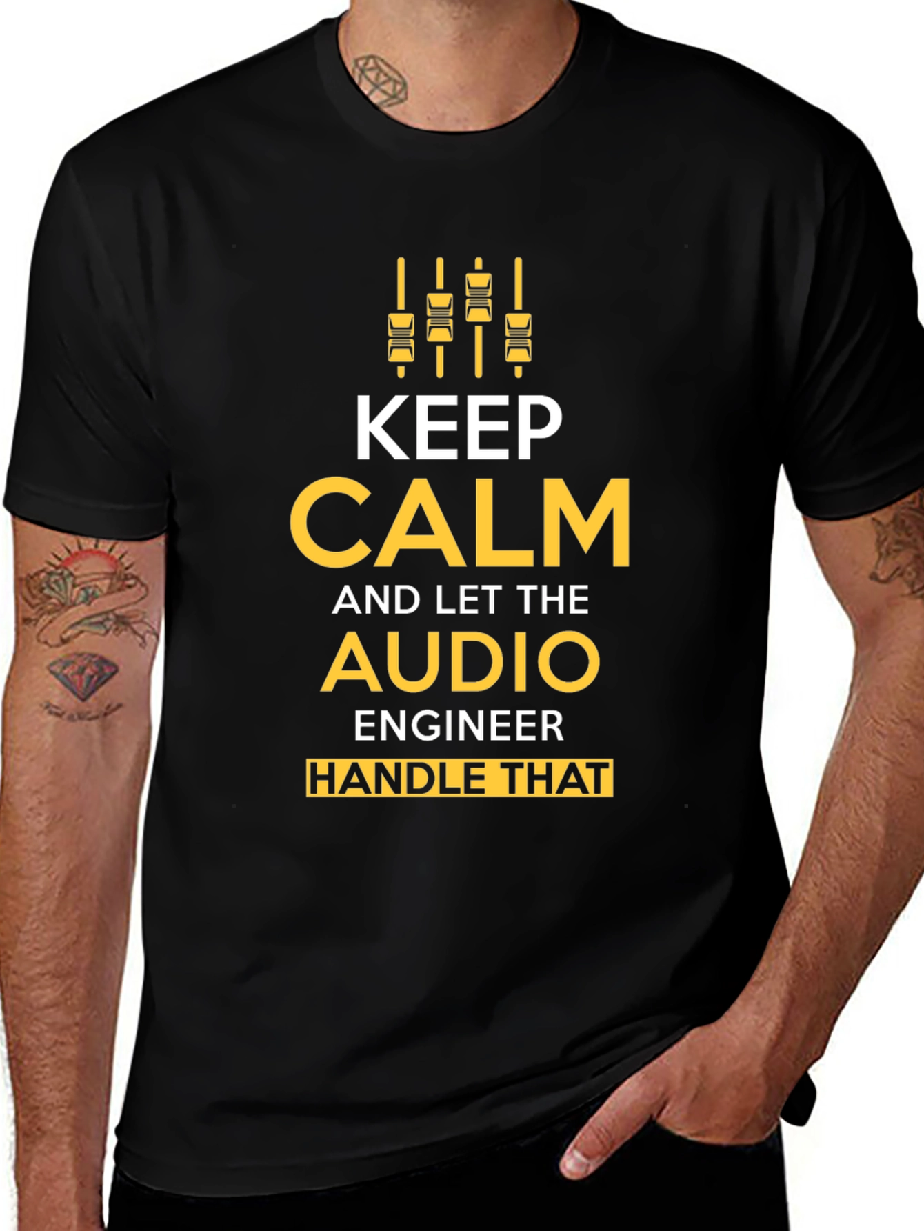 Keep Calm Audio Engineer T-Shirt