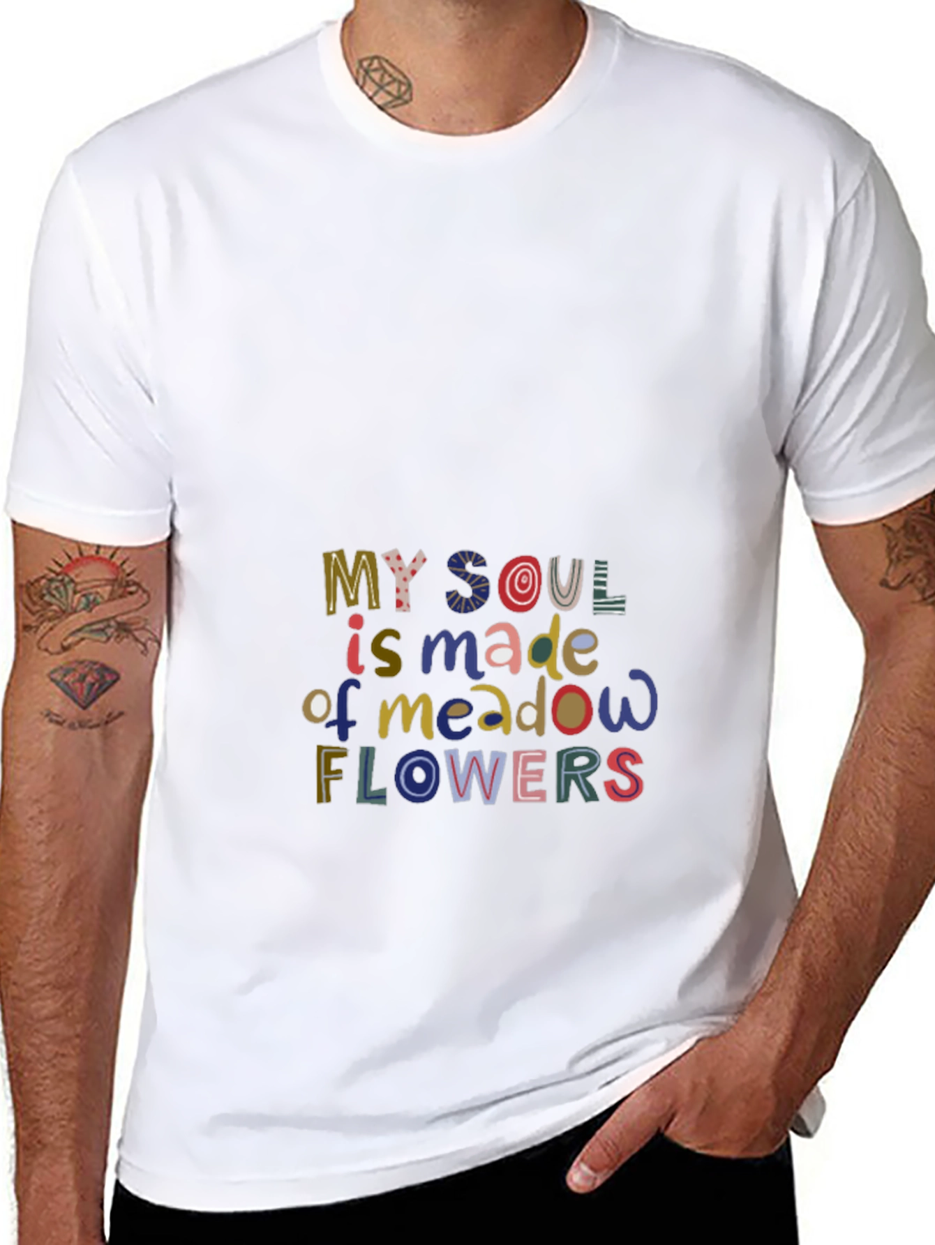My Soul is Made of Meadow Flowers Graphic Tee