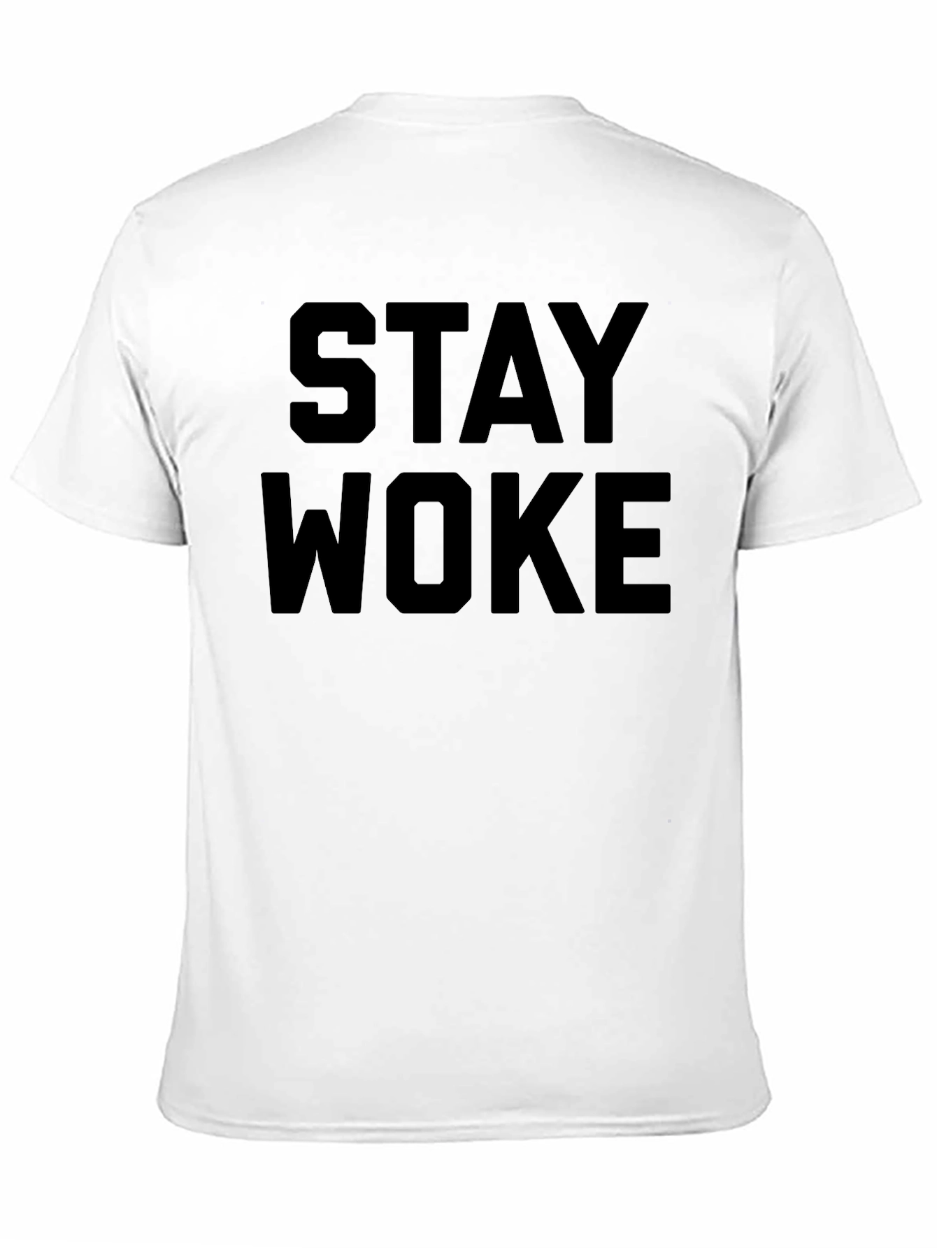 Stay Woke Graphic Tee - Mens Black T-Shirt