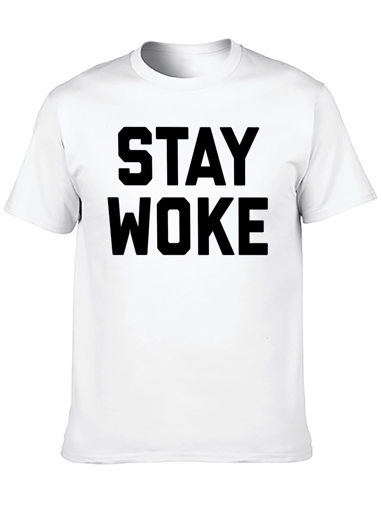 Stay Woke Graphic Tee - Mens Black T-Shirt