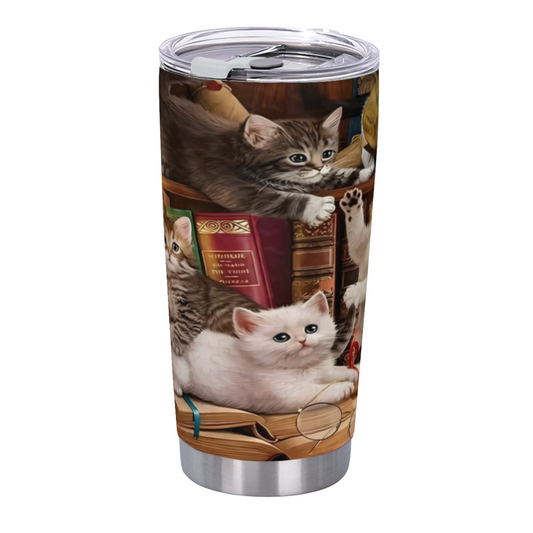 Magical Glowing Fairy Treehouse Dreamy Forest 20oz Fantasy Tumbler