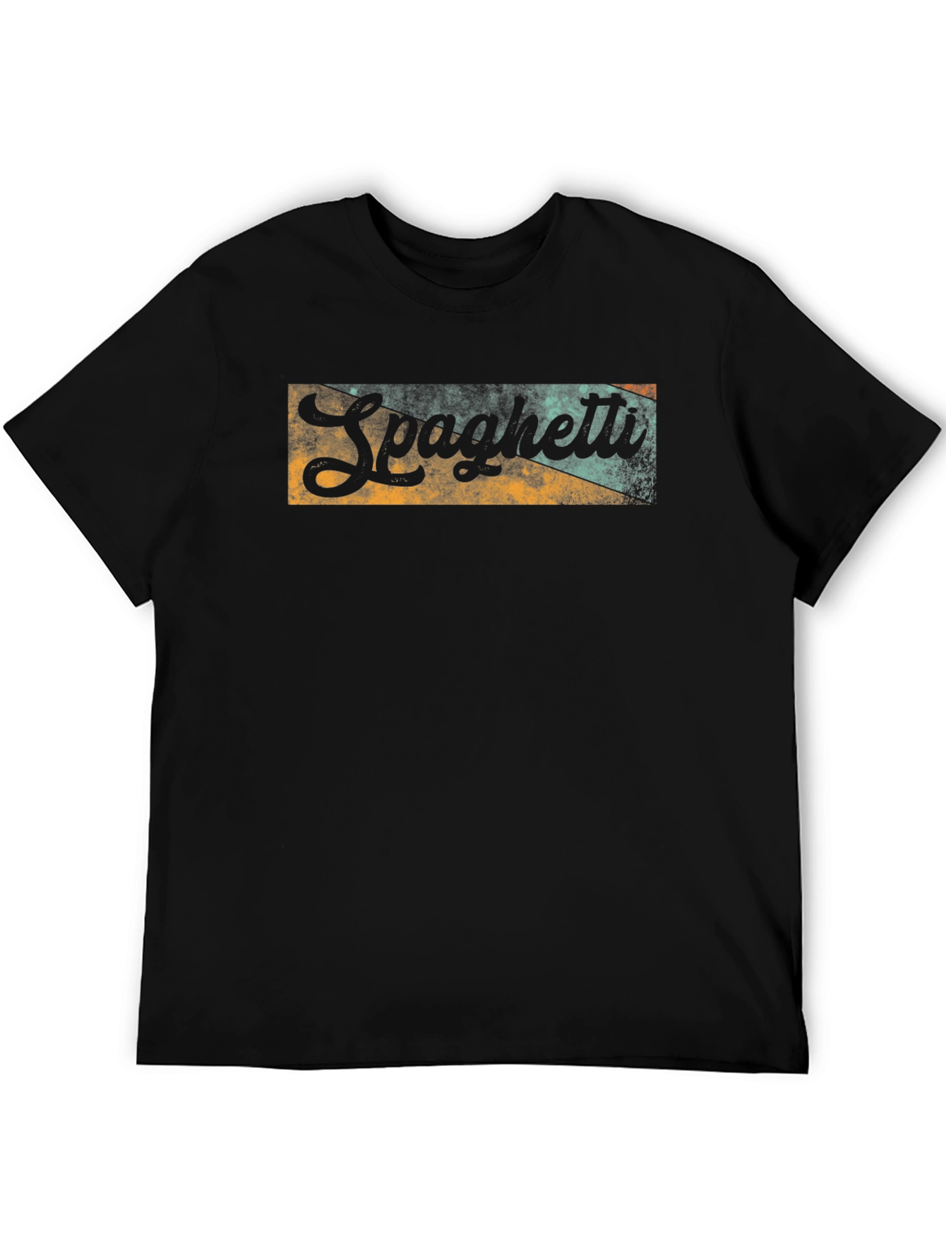 Retro Spaghetti Graphic Tee - Classic Comfort