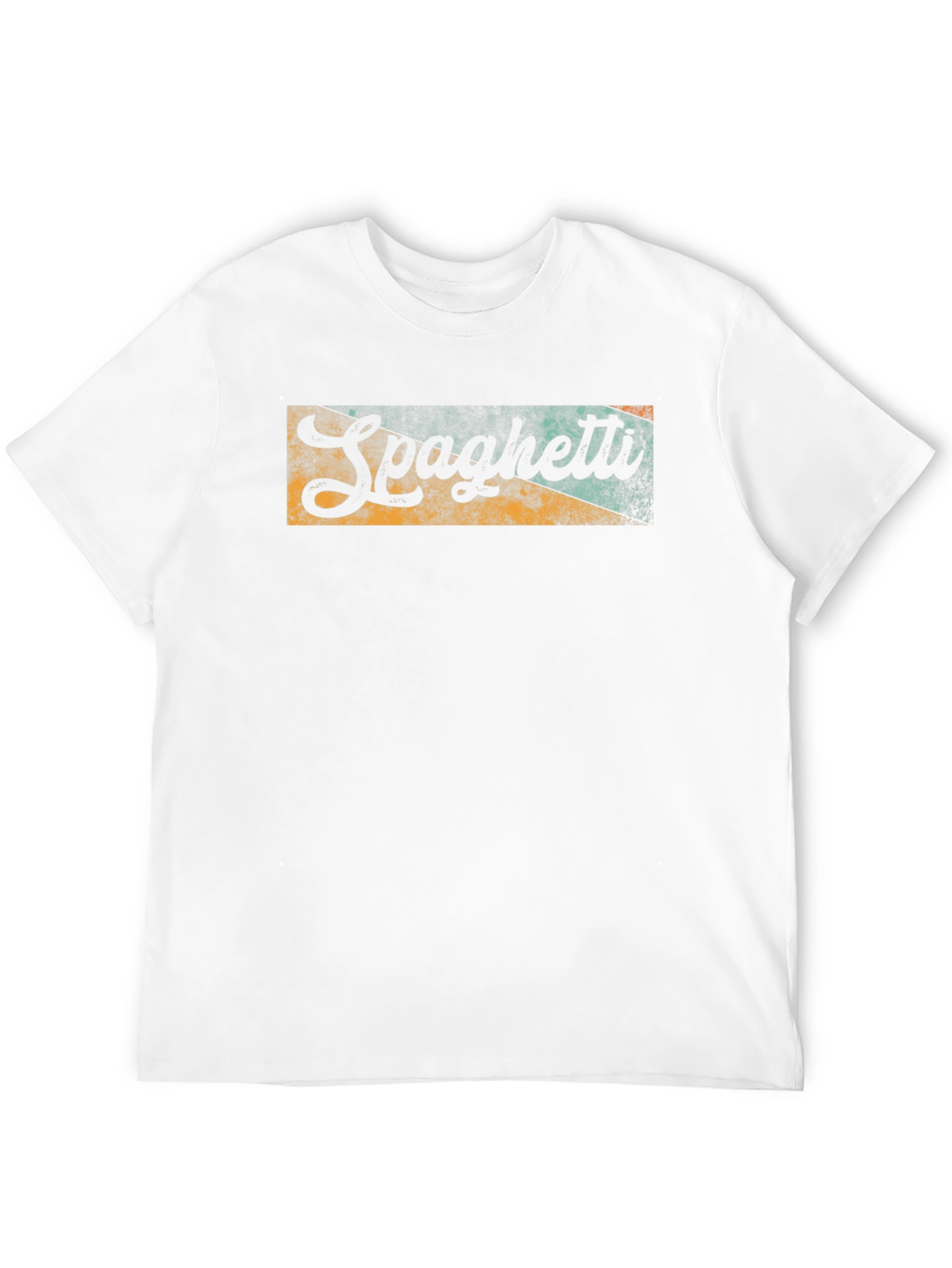 Retro Spaghetti Graphic Tee - Classic Comfort