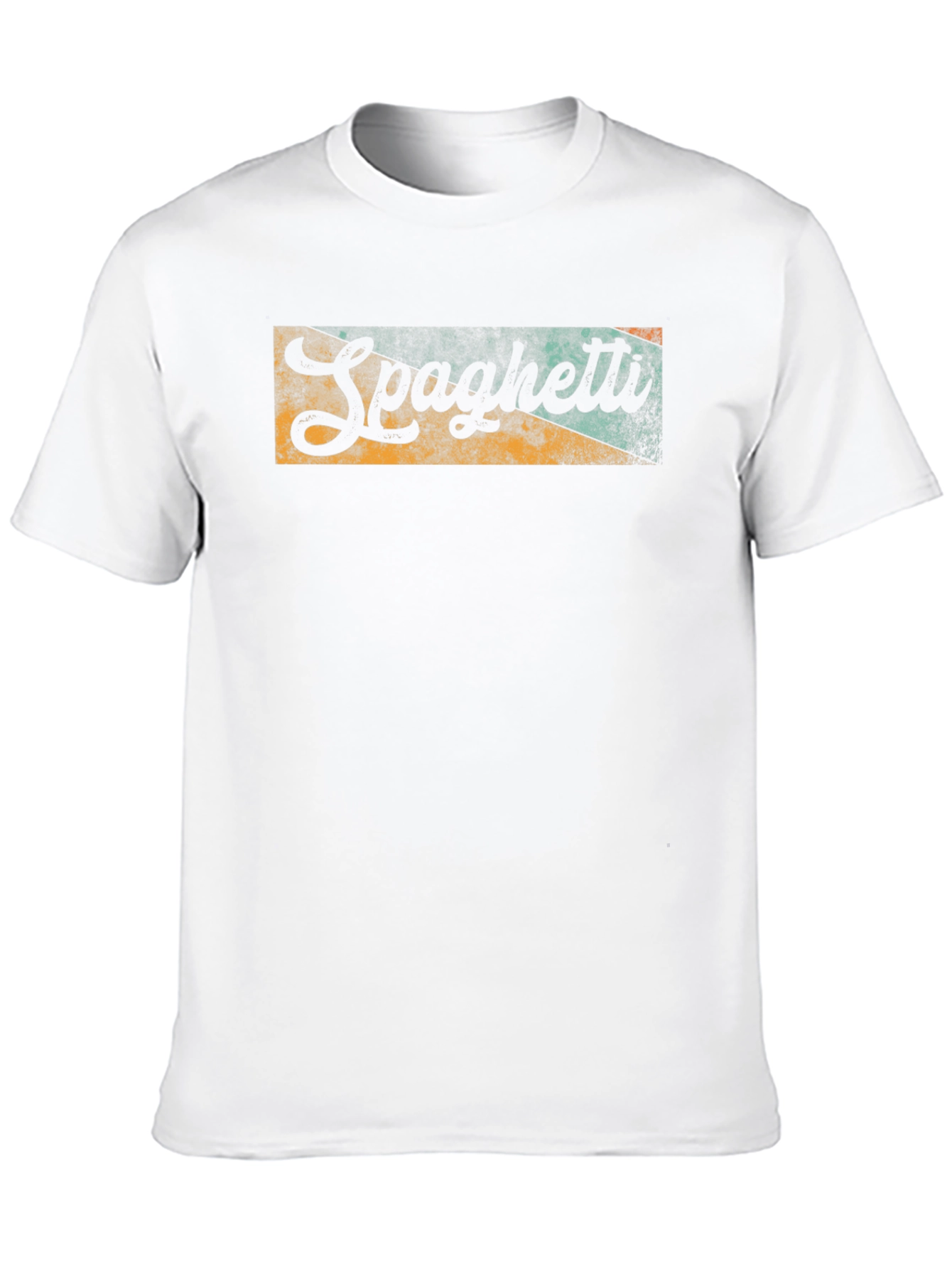 Retro Spaghetti Graphic Tee - Classic Comfort