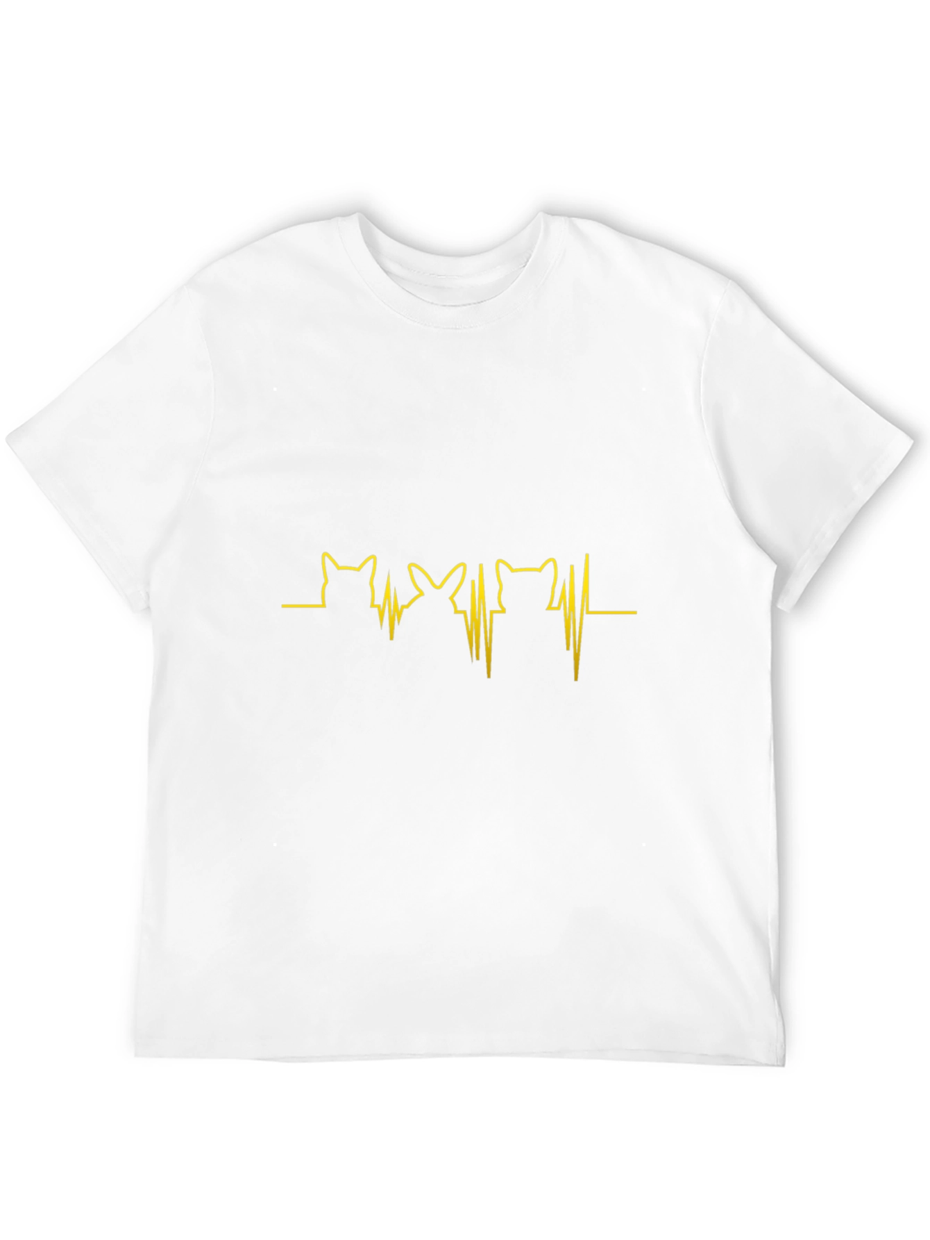 Cat & Rabbit Heartbeat Tee