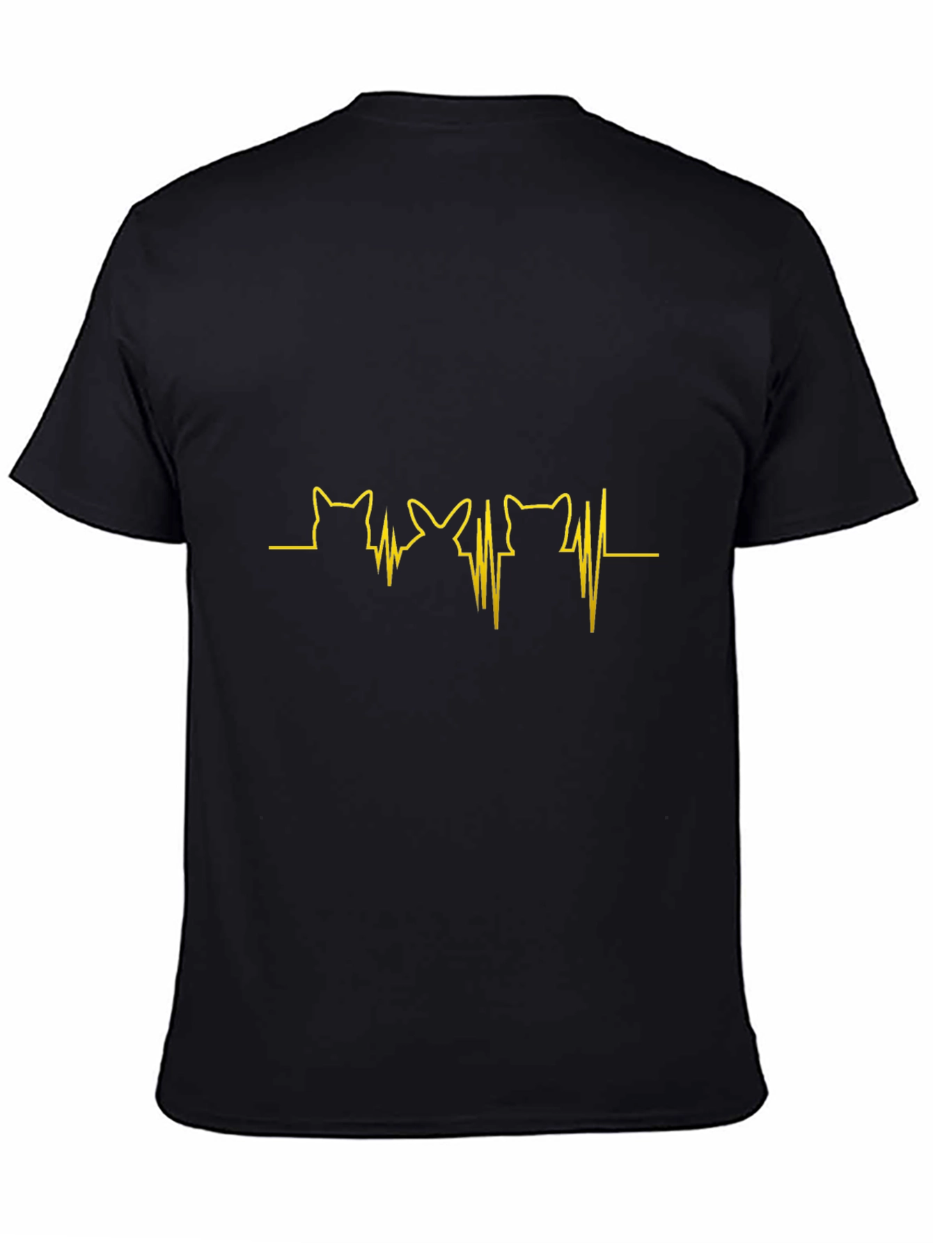 Cat & Rabbit Heartbeat Tee