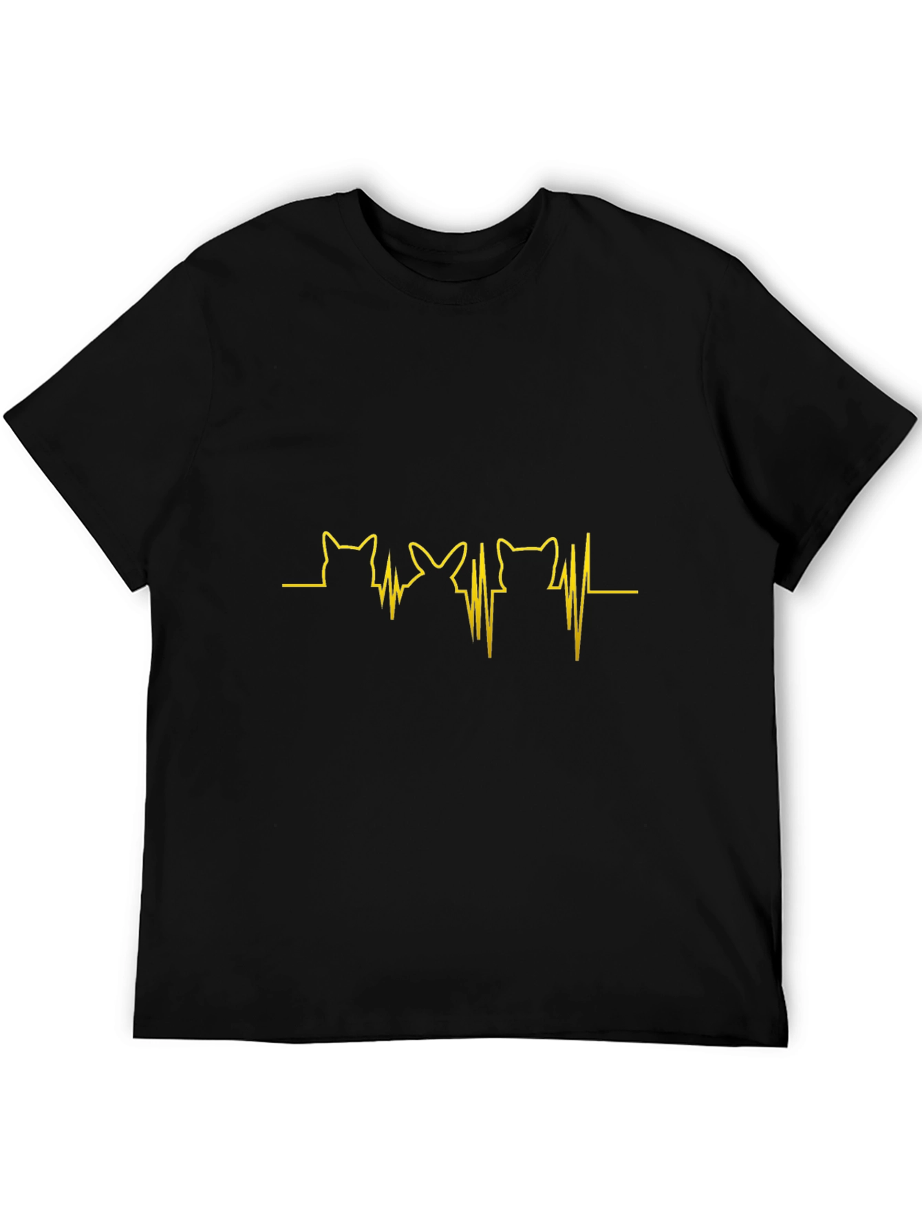 Cat & Rabbit Heartbeat Tee