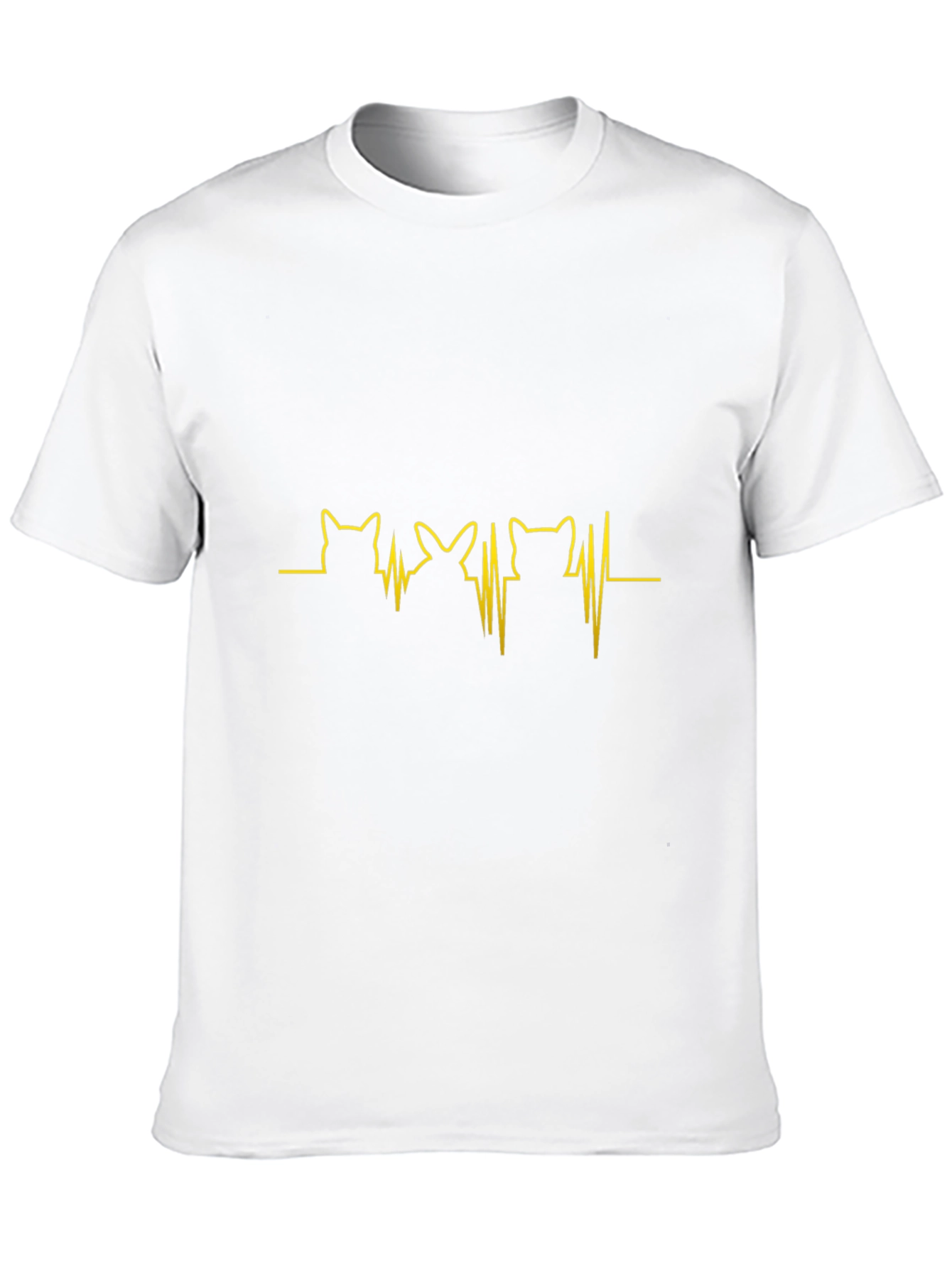 Cat & Rabbit Heartbeat Tee