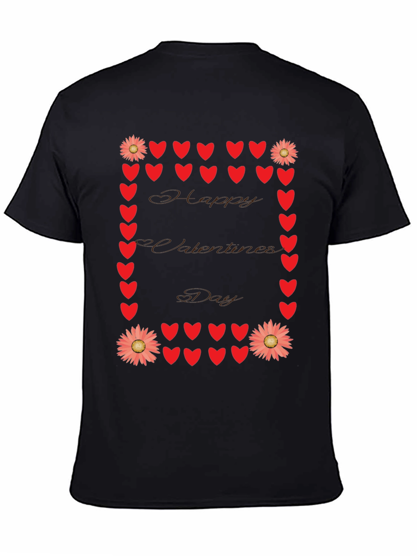 Valentines Day Heart & Flower T-Shirt