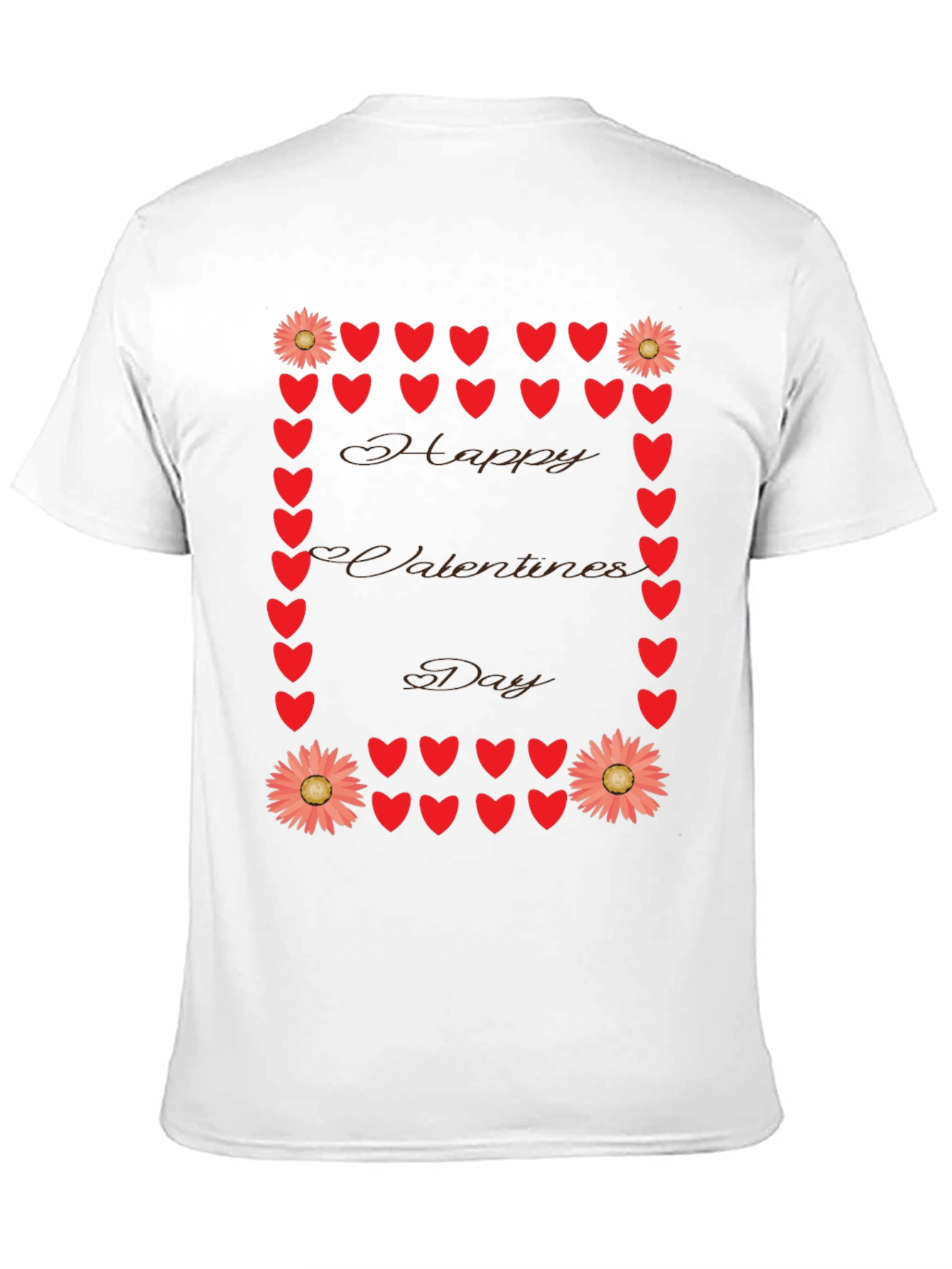 Valentines Day Heart & Flower T-Shirt