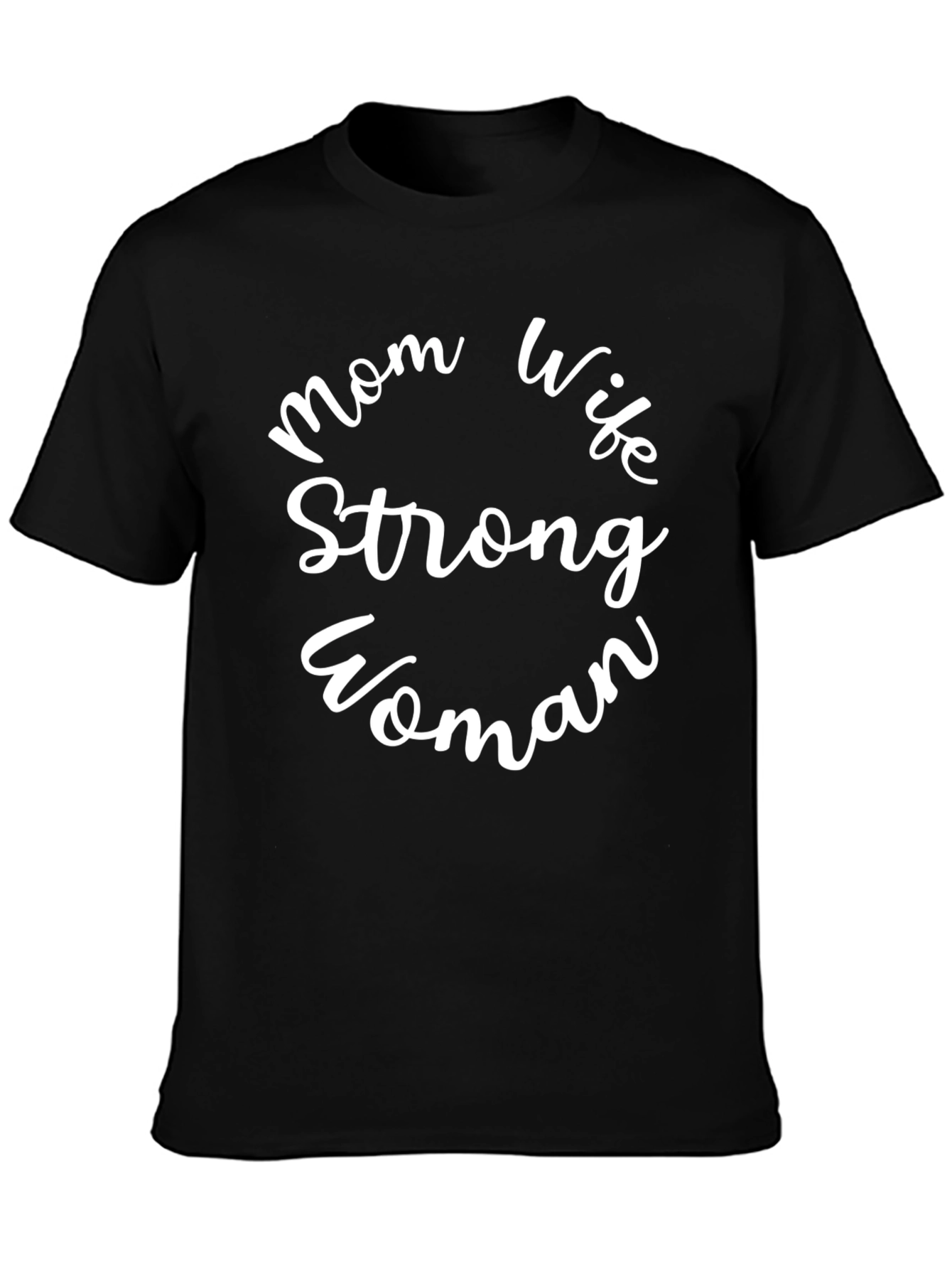 Mom Wife Strong Woman Graphic Tee