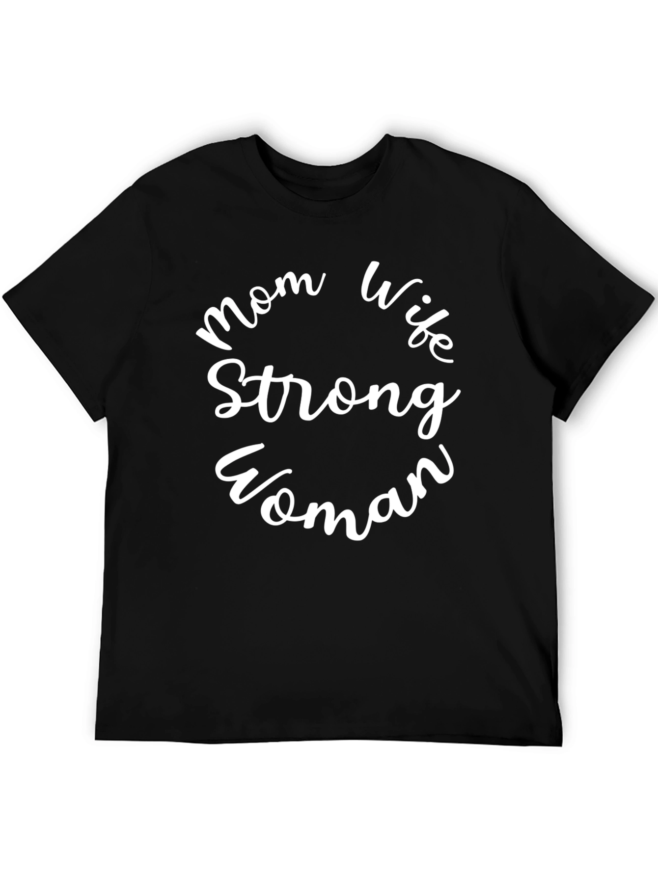 Mom Wife Strong Woman Graphic Tee