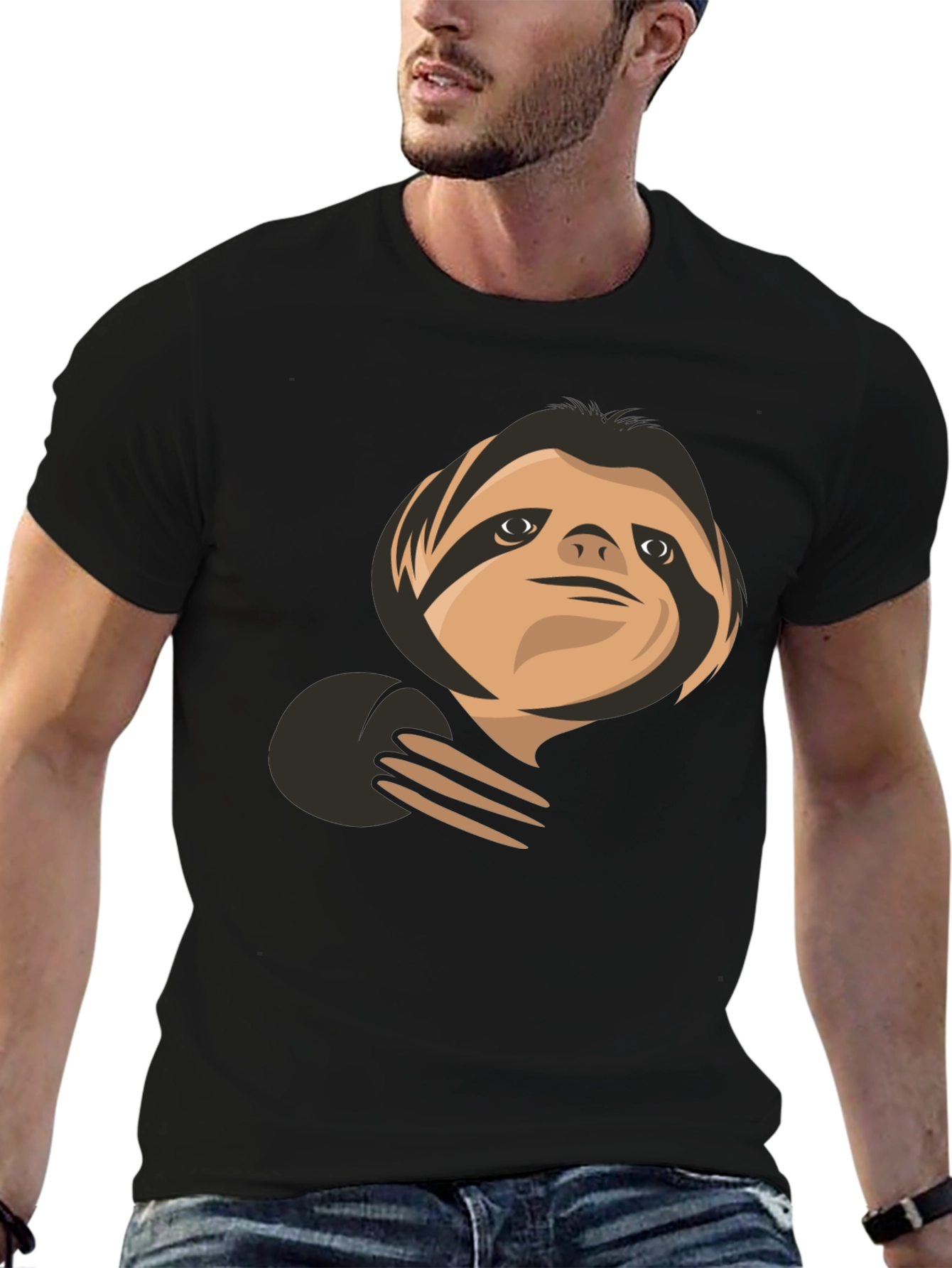Sloth Graphic Tee - Casual Comfort