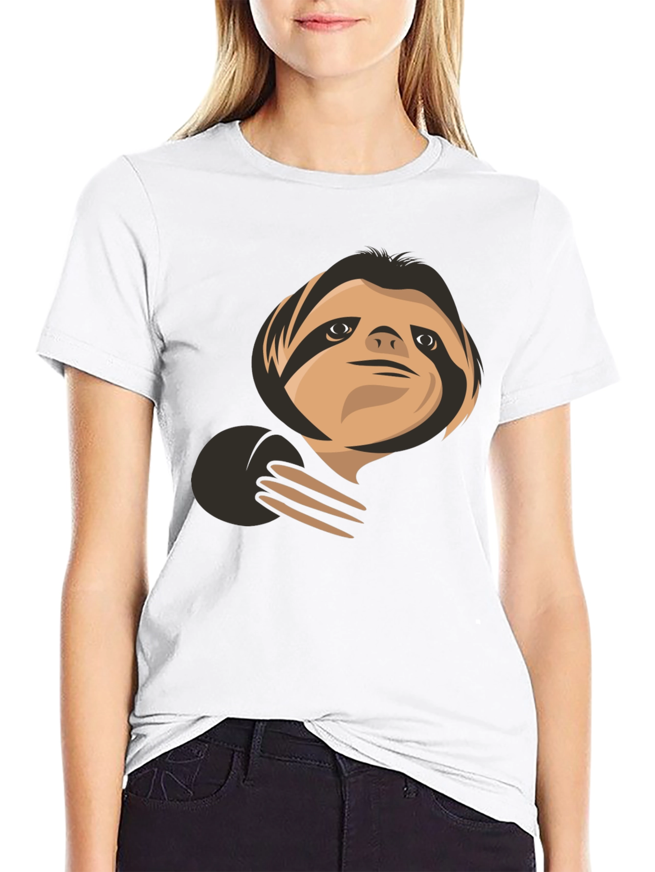Sloth Graphic Tee - Casual Comfort