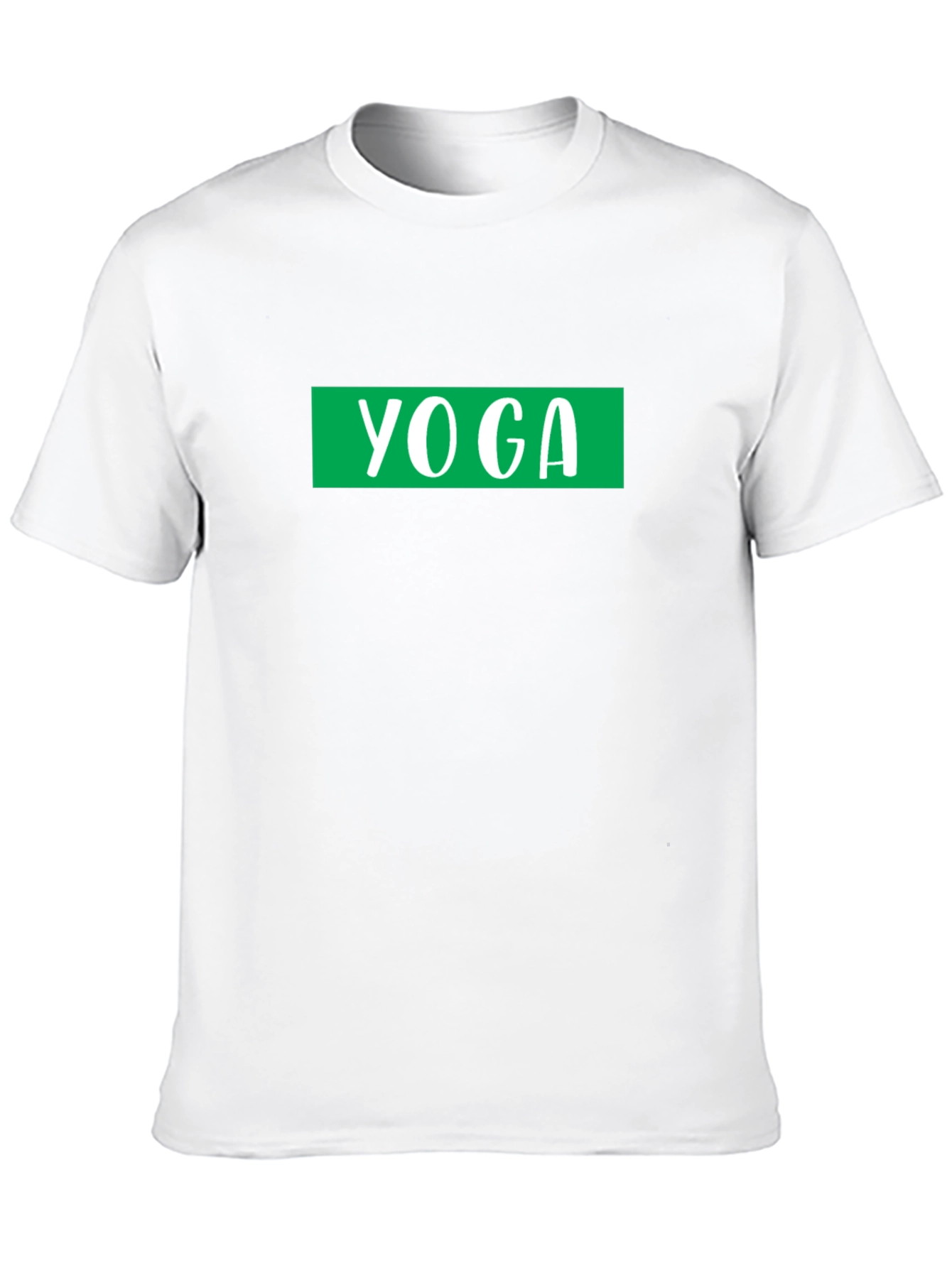 Yoga Graphic Tee - Black Cotton Blend