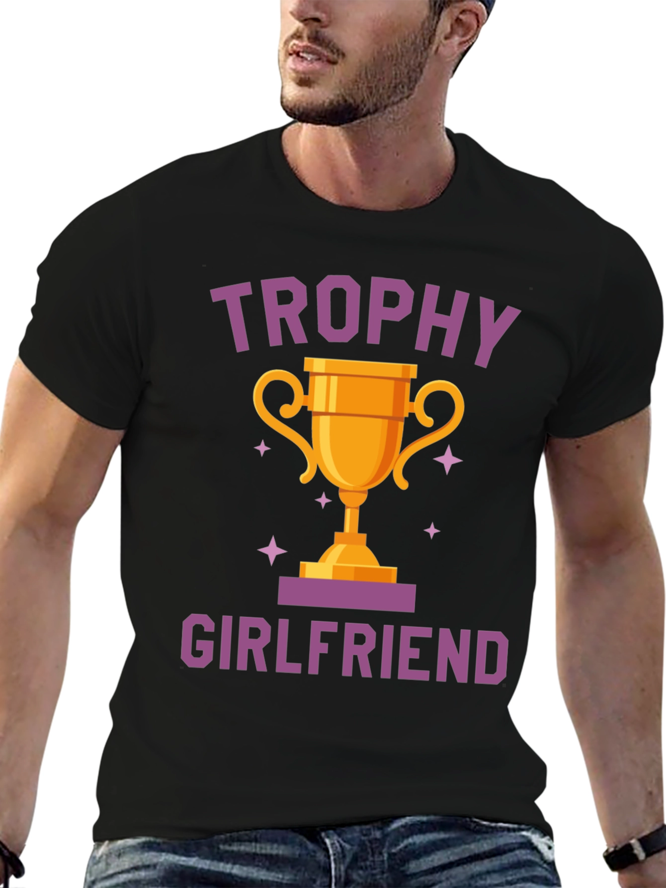 Trophy Girlfriend Graphic T-Shirt