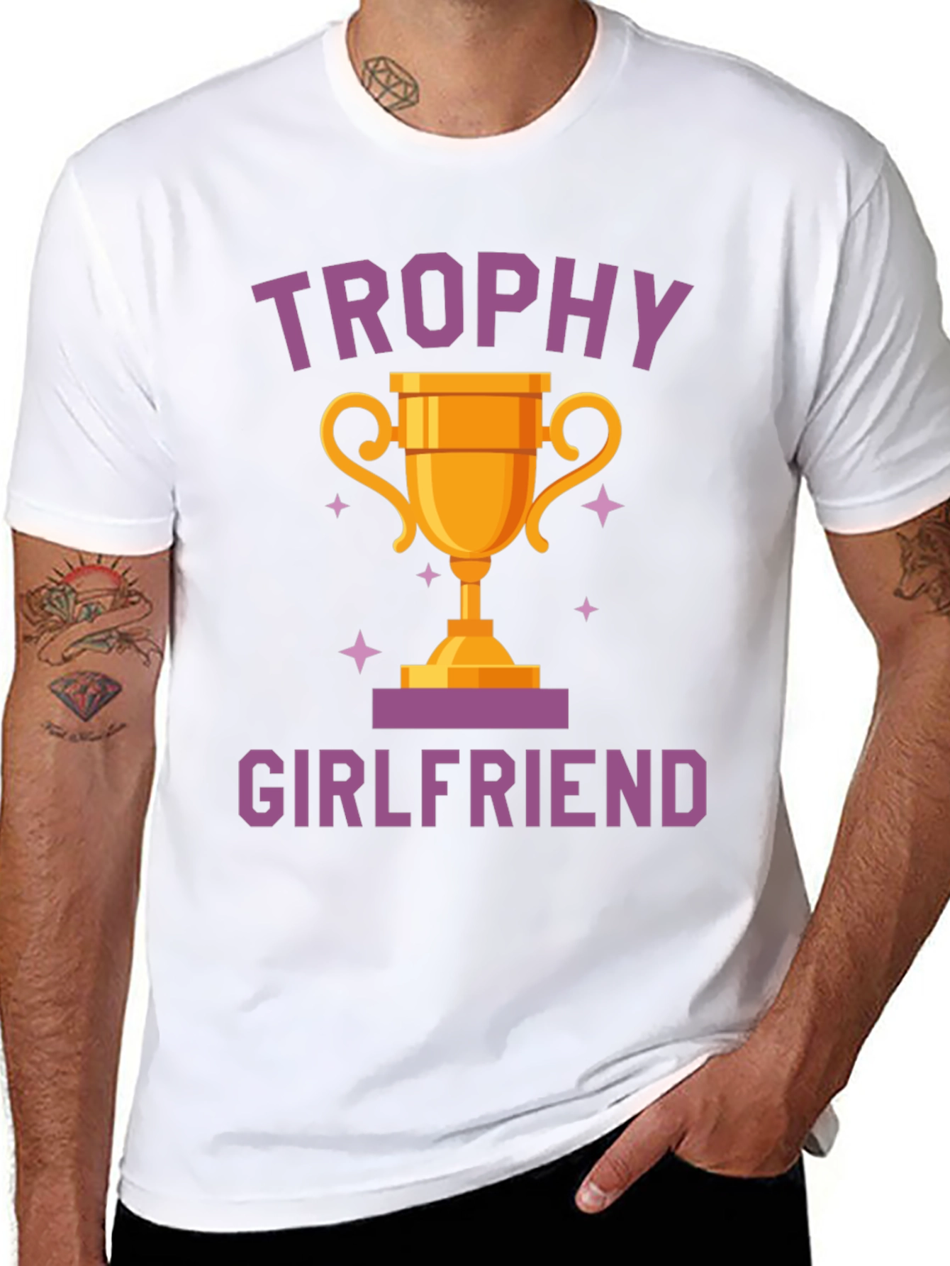 Trophy Girlfriend Graphic T-Shirt