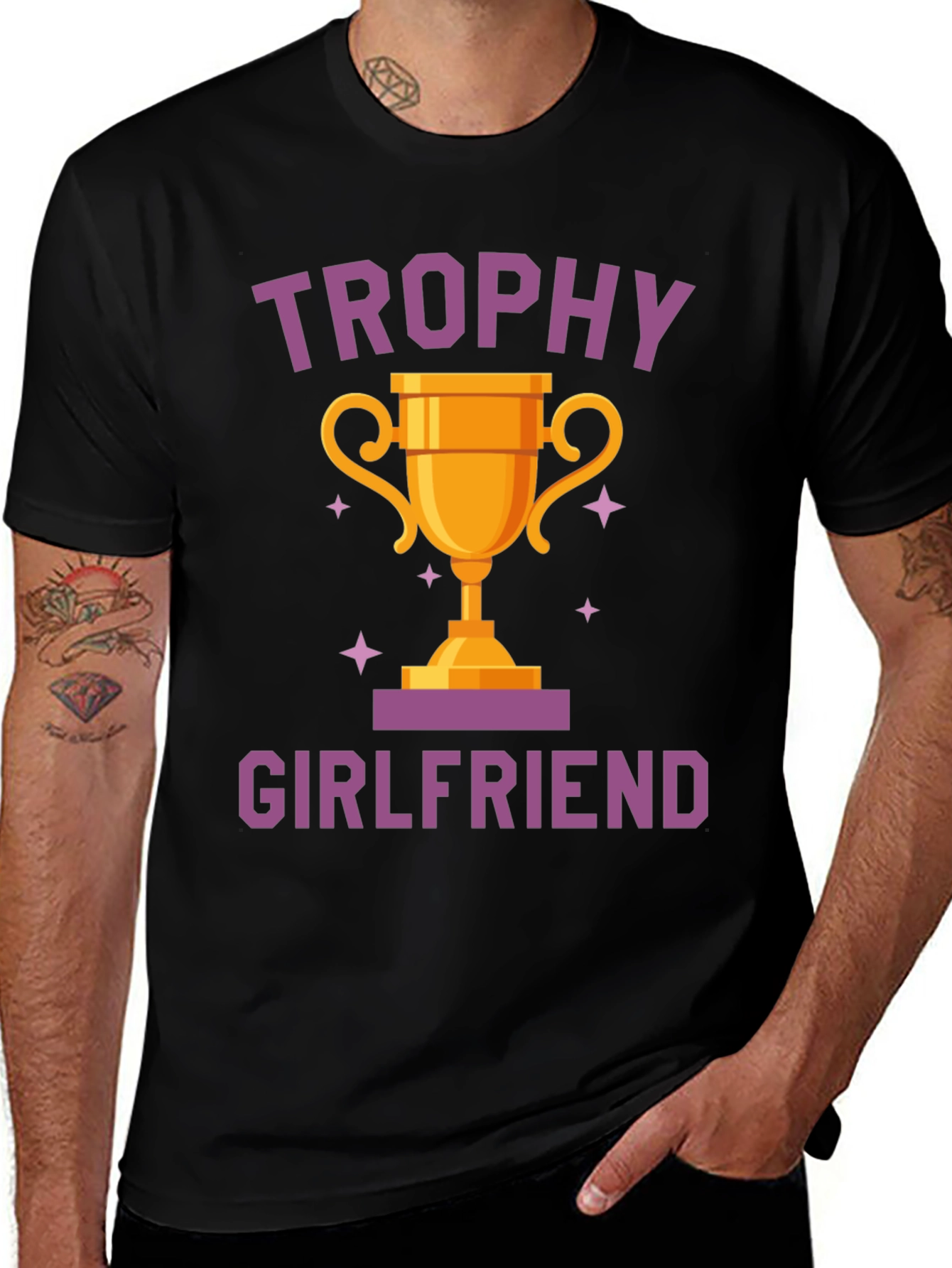 Trophy Girlfriend Graphic T-Shirt