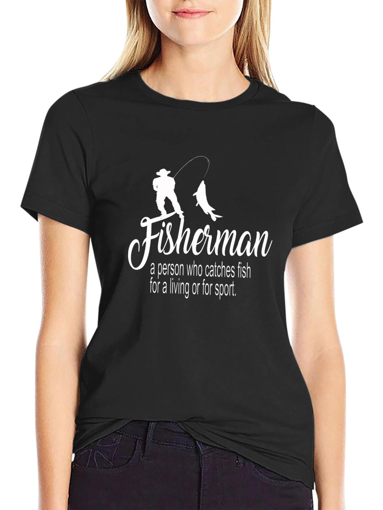 Fisherman Graphic T-Shirt - Sport & Casual Wear