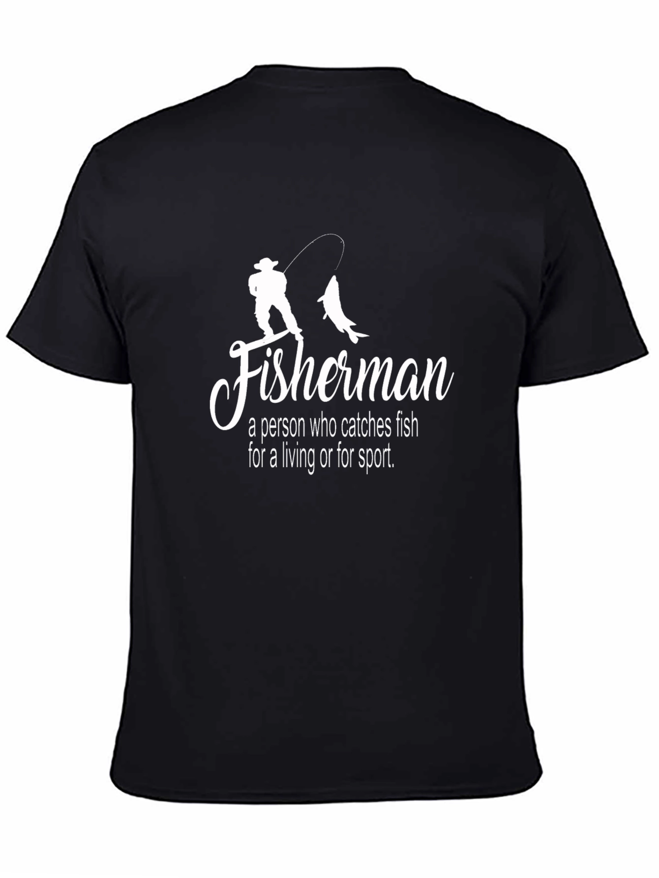 Fisherman Graphic T-Shirt - Sport & Casual Wear
