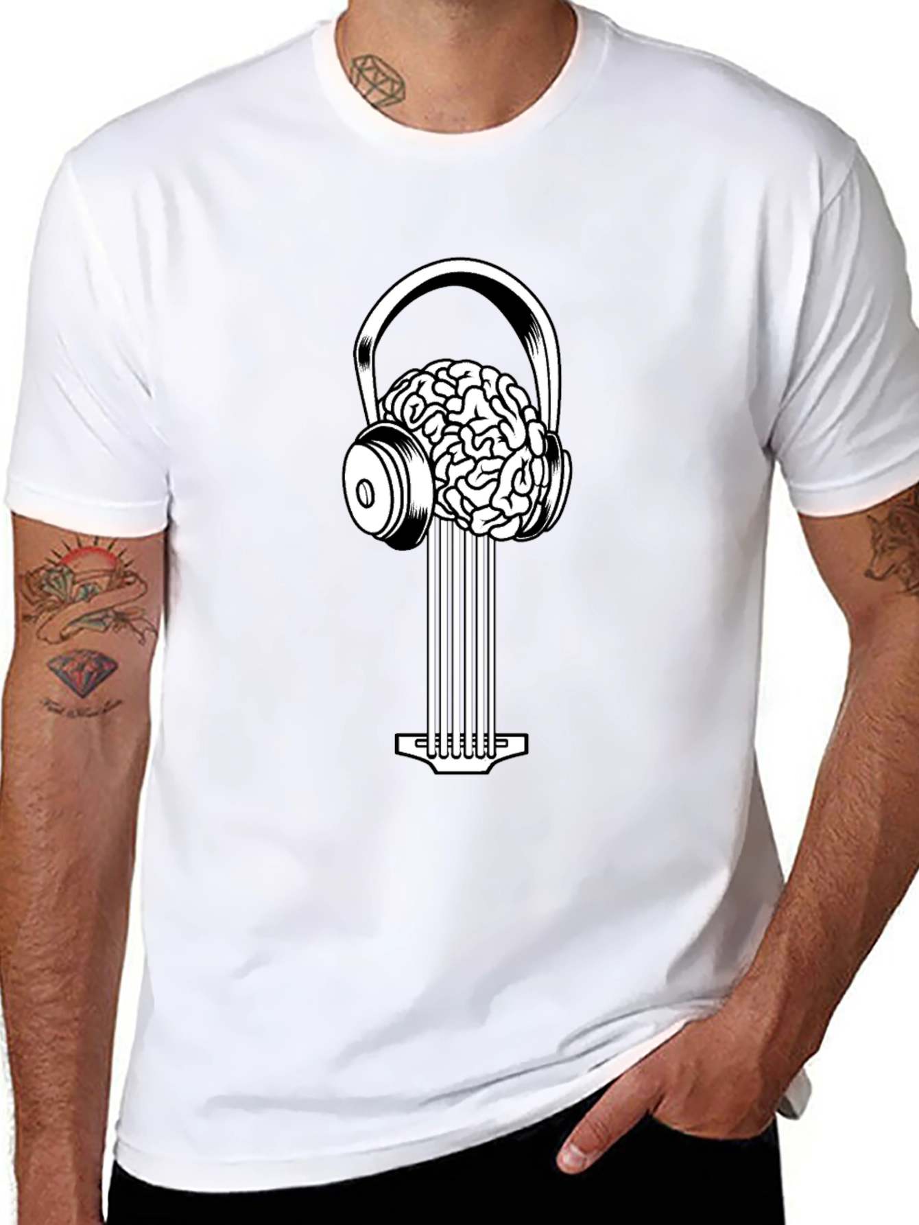 Brain Music T-Shirt: Intelligent Style
