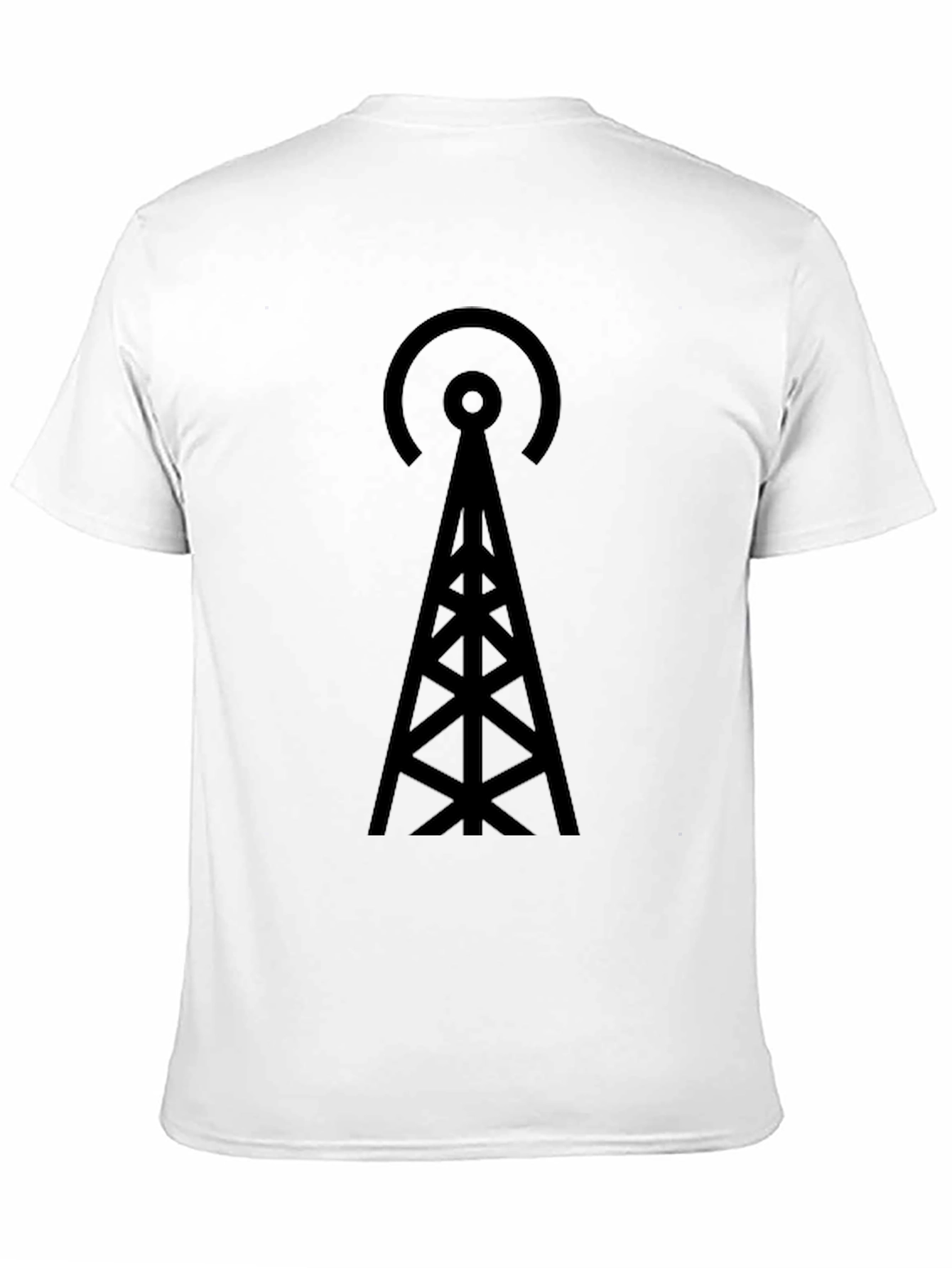 Antenna Graphic Tee - Modern Minimalist Design