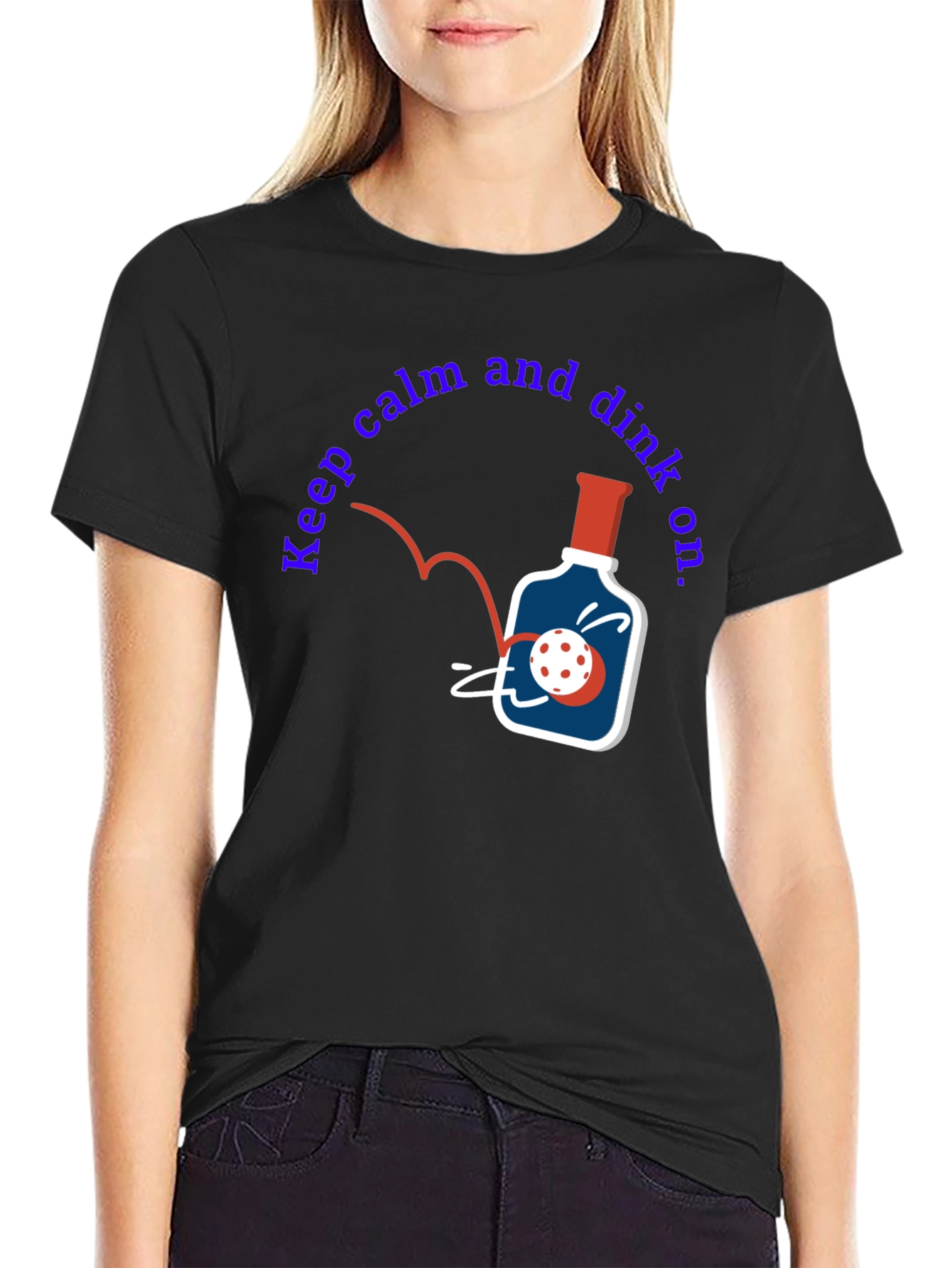 Keep Calm and Dink On Graphic Tee