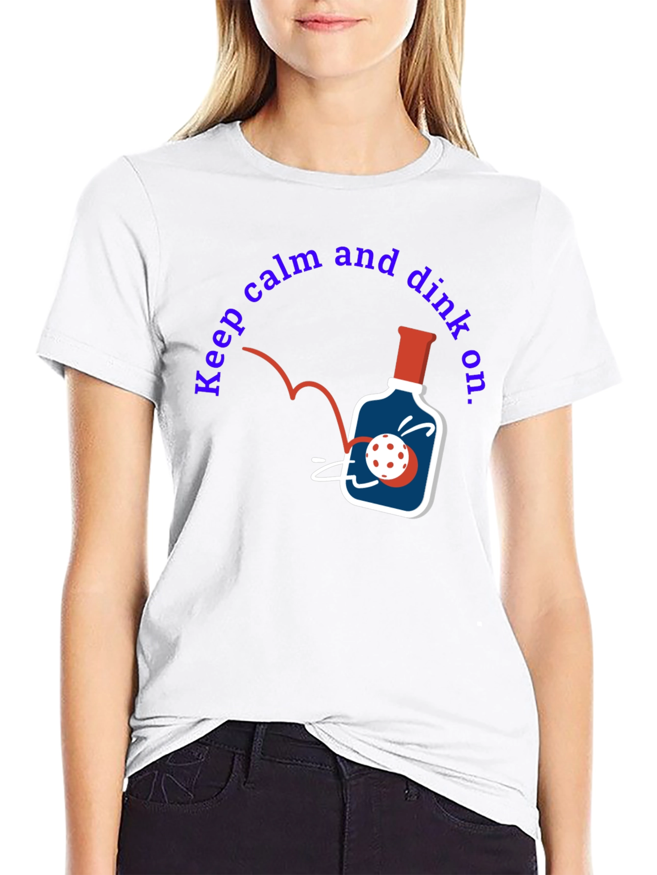 Keep Calm and Dink On Graphic Tee