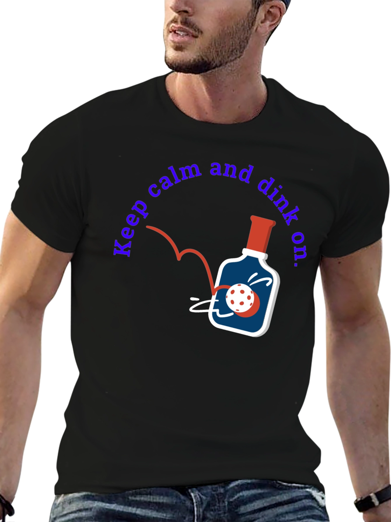Keep Calm and Dink On Graphic Tee