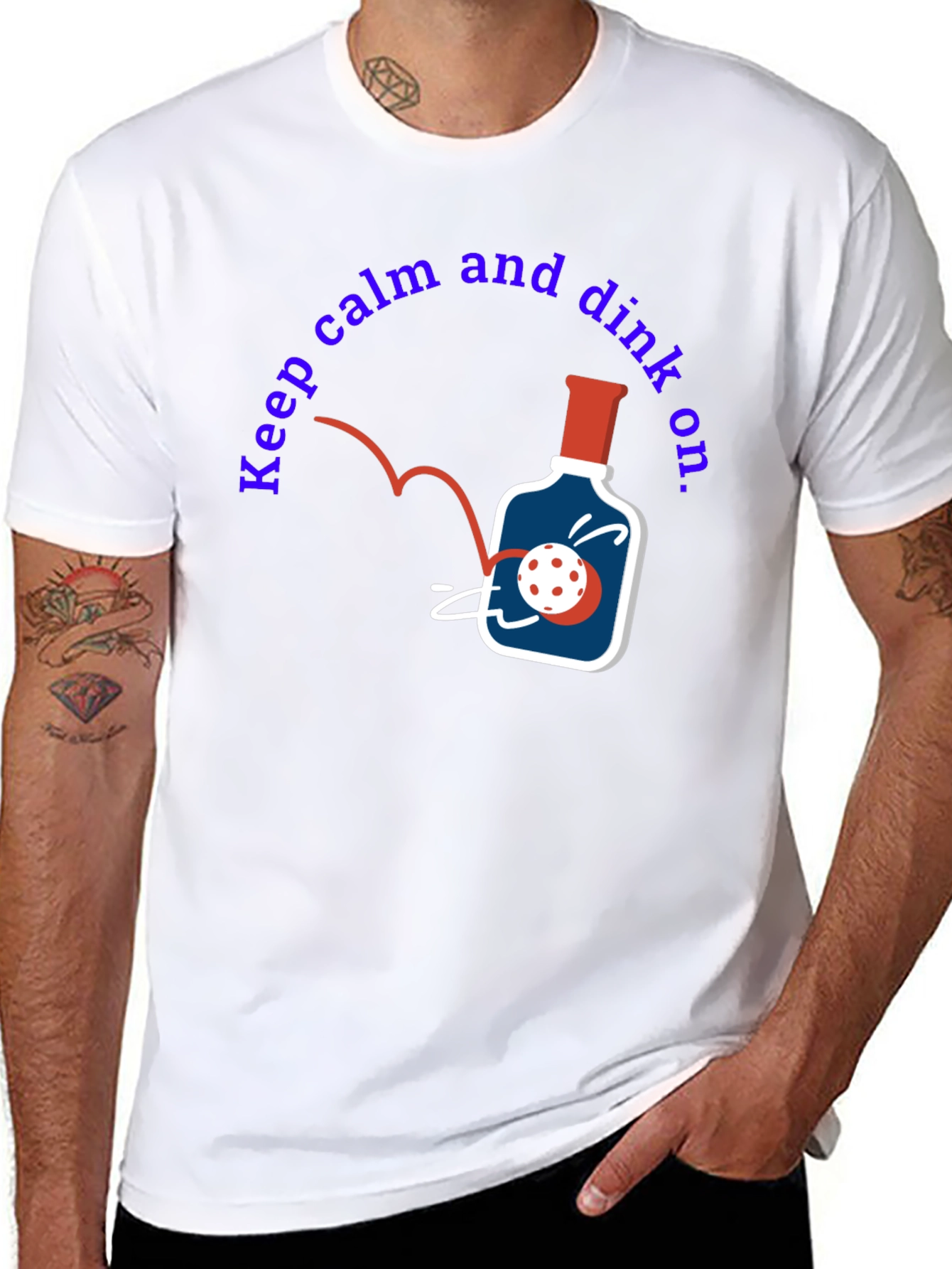 Keep Calm and Dink On Graphic Tee