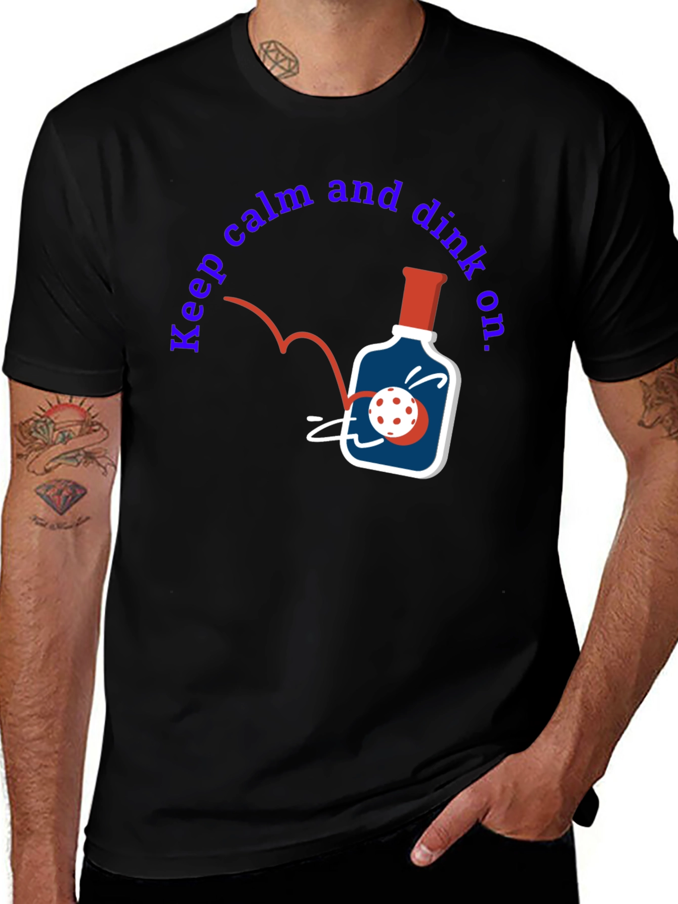 Keep Calm and Dink On Graphic Tee