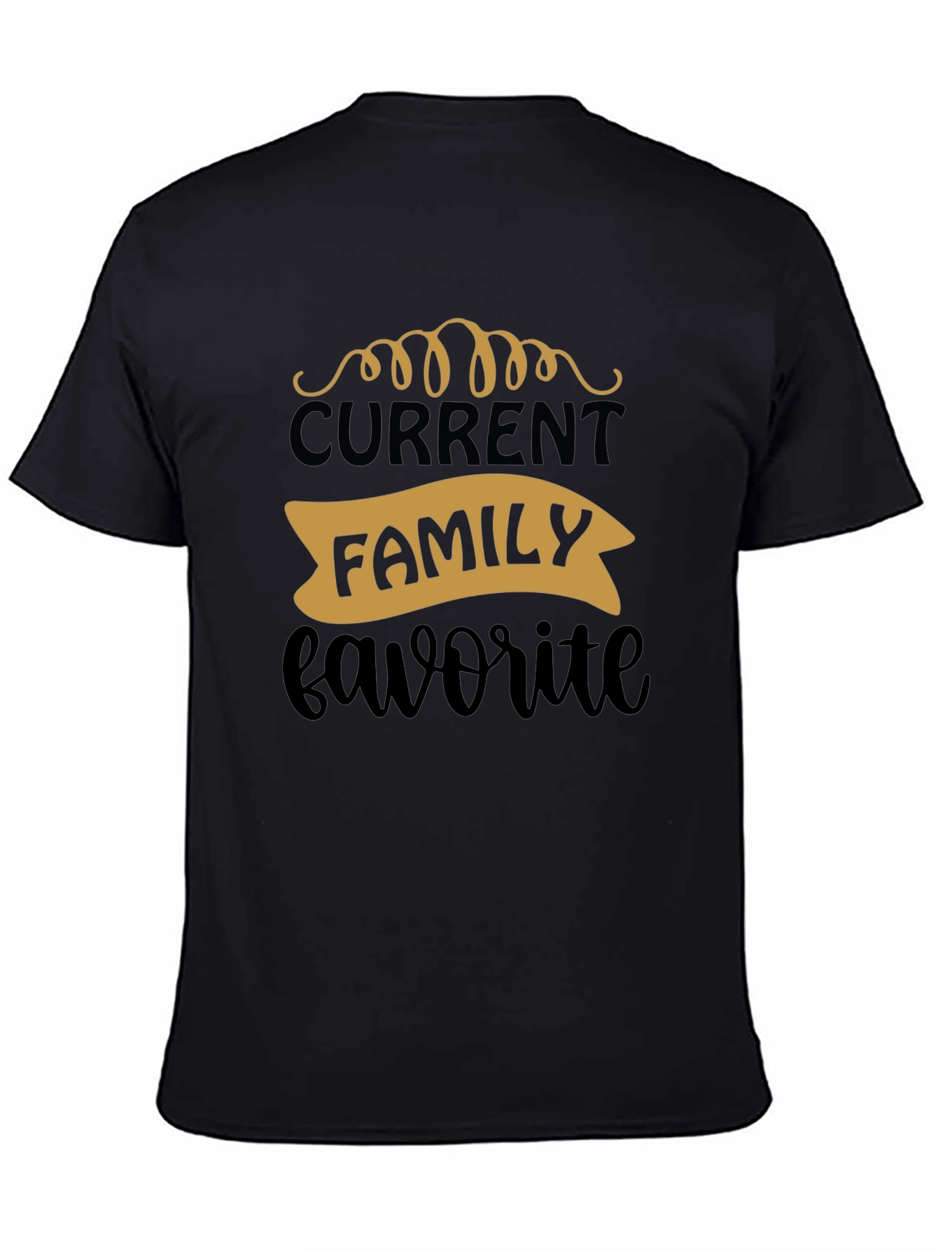 Current Family Favorite Black Graphic Tee
