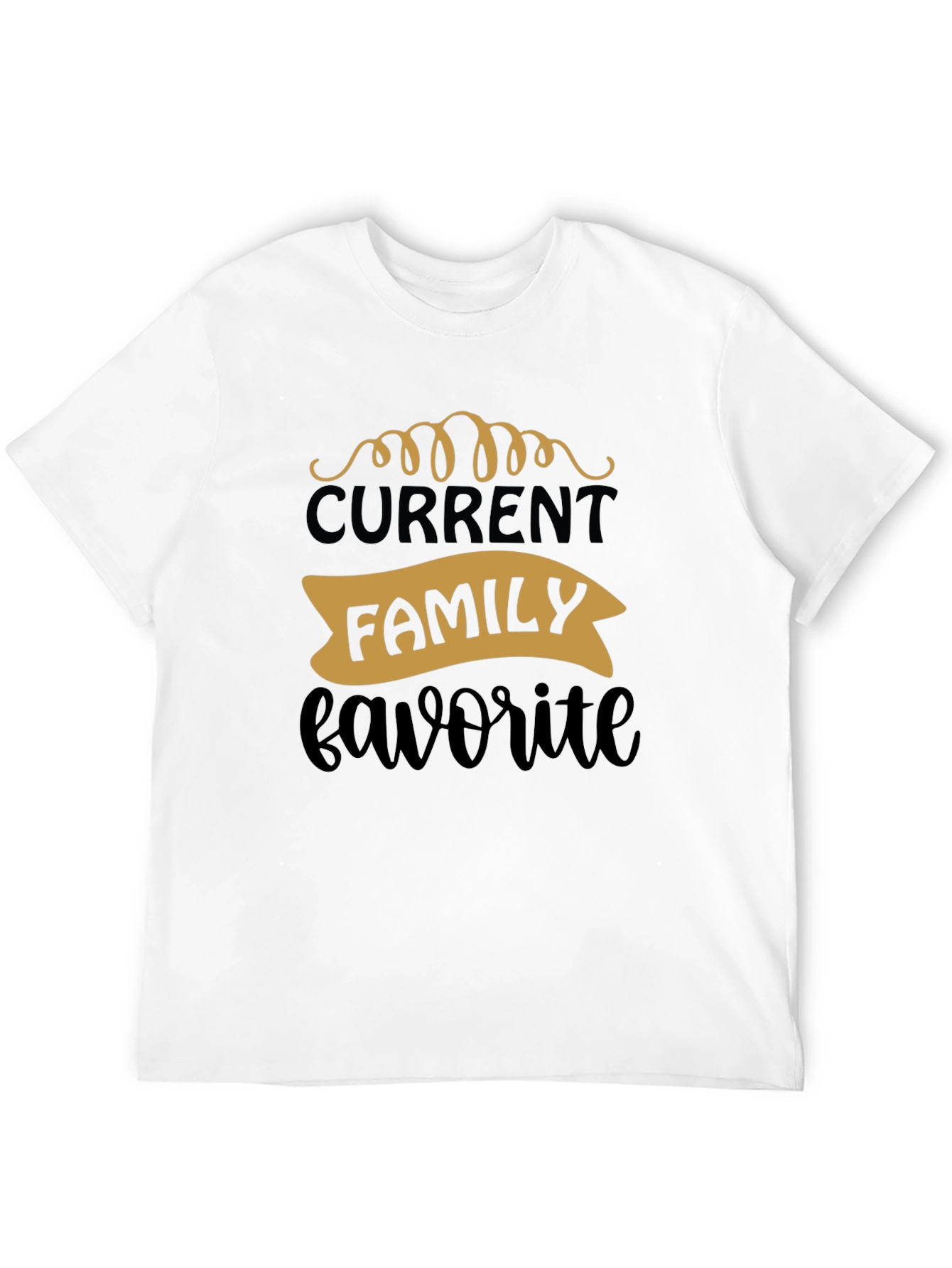 Current Family Favorite Black Graphic Tee