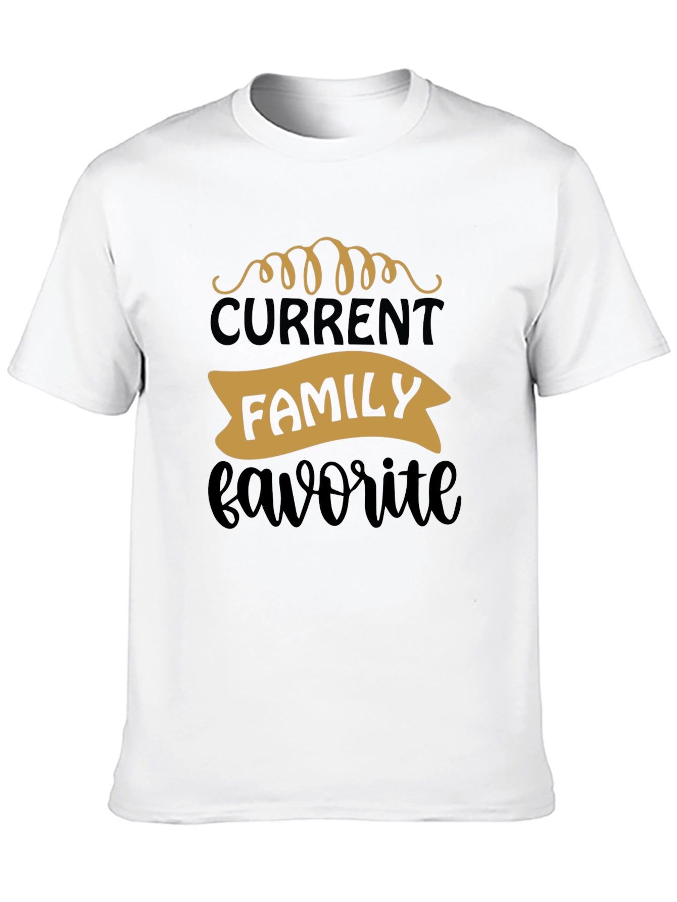 Current Family Favorite Black Graphic Tee