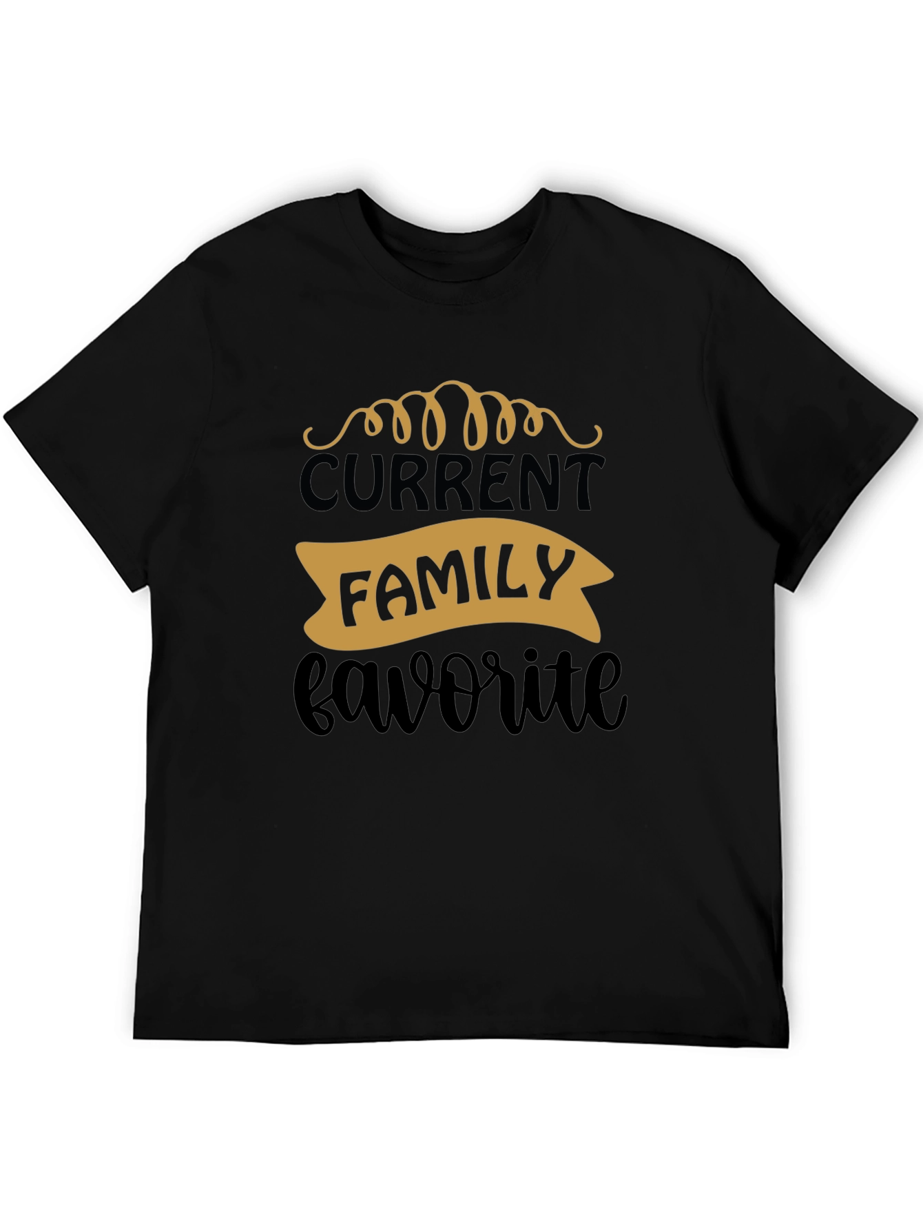 Current Family Favorite Black Graphic Tee