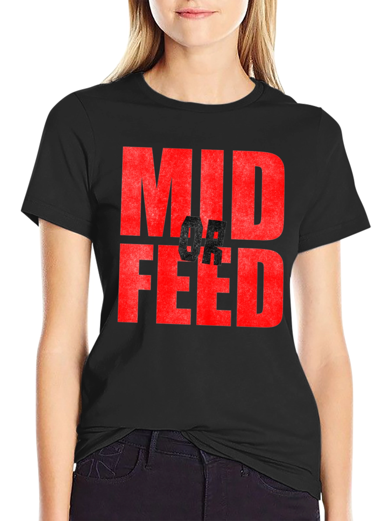 Mid or Feed Graphic Tee - Gamer T-Shirt