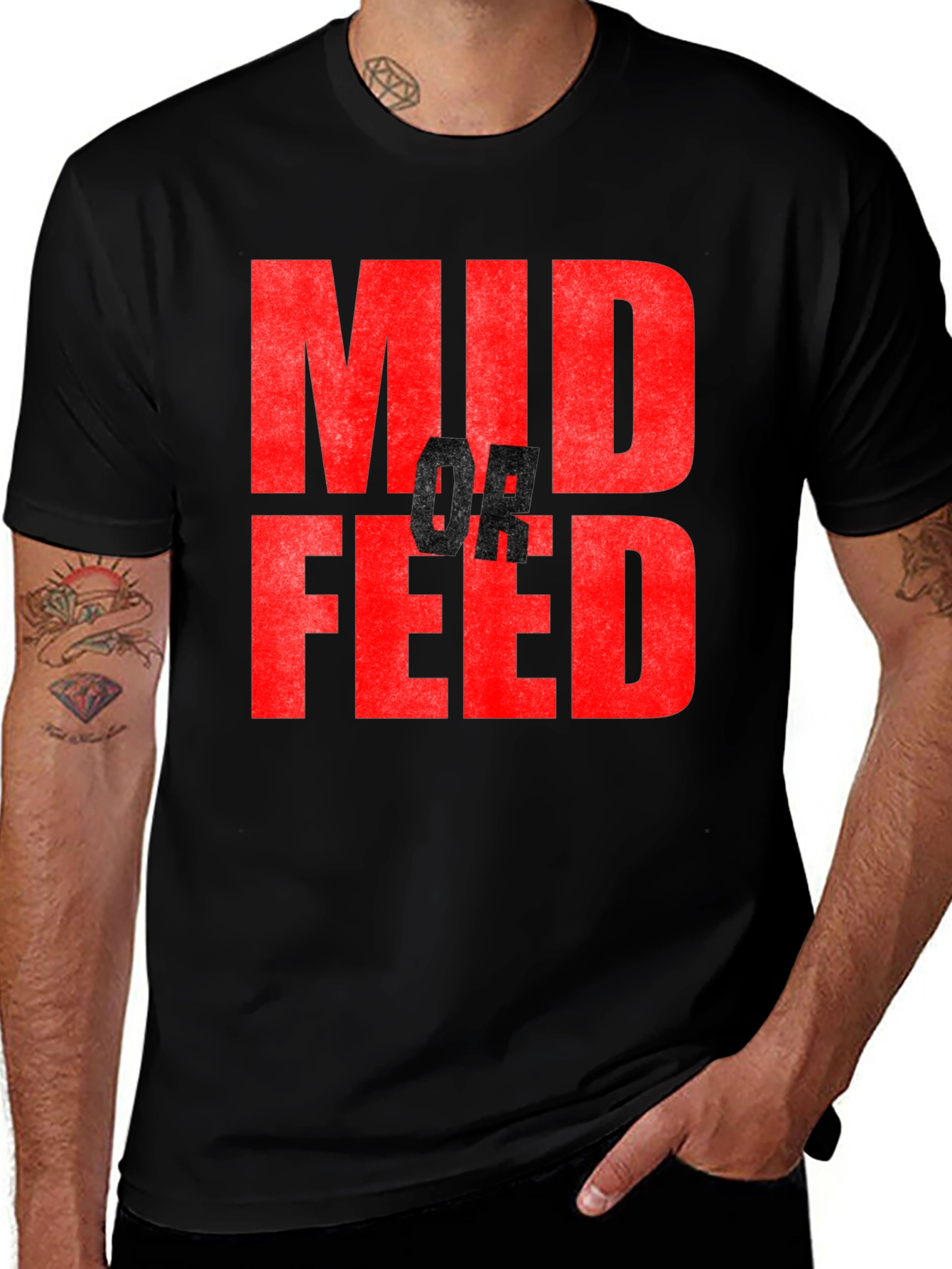 Mid or Feed Graphic Tee - Gamer T-Shirt