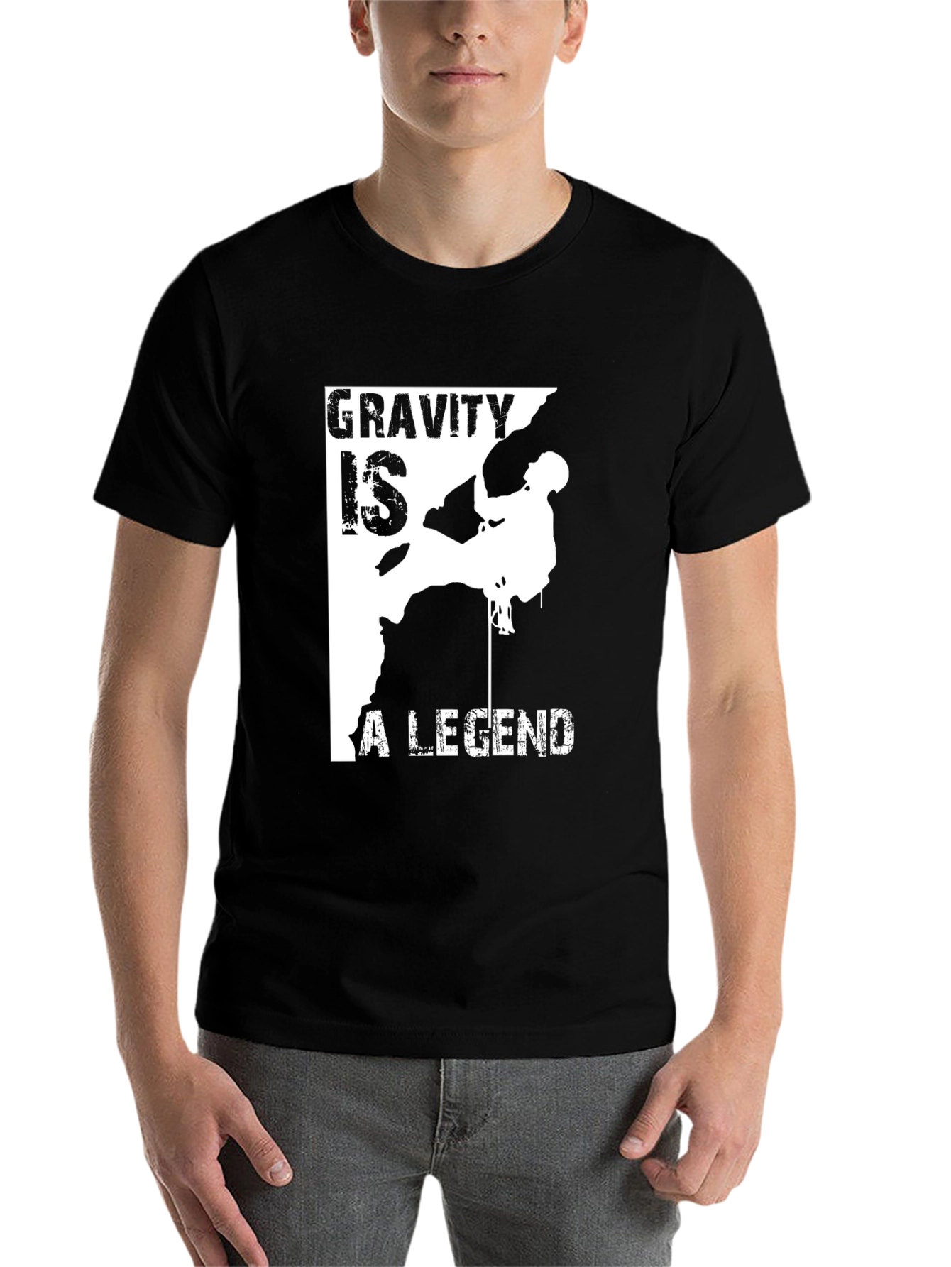 Gravity is a Legend Rock Climbing T-Shirt