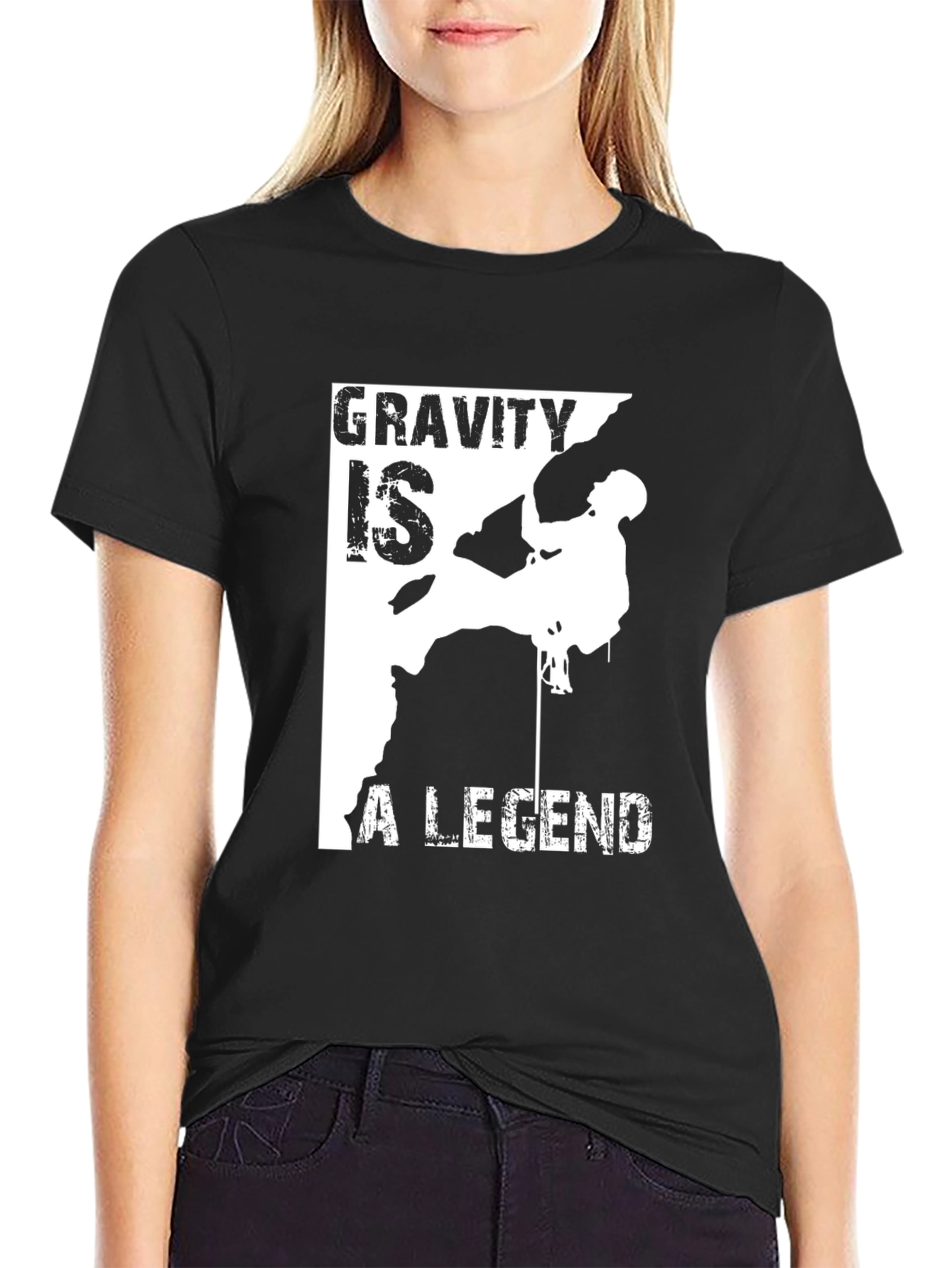 Gravity is a Legend Rock Climbing T-Shirt