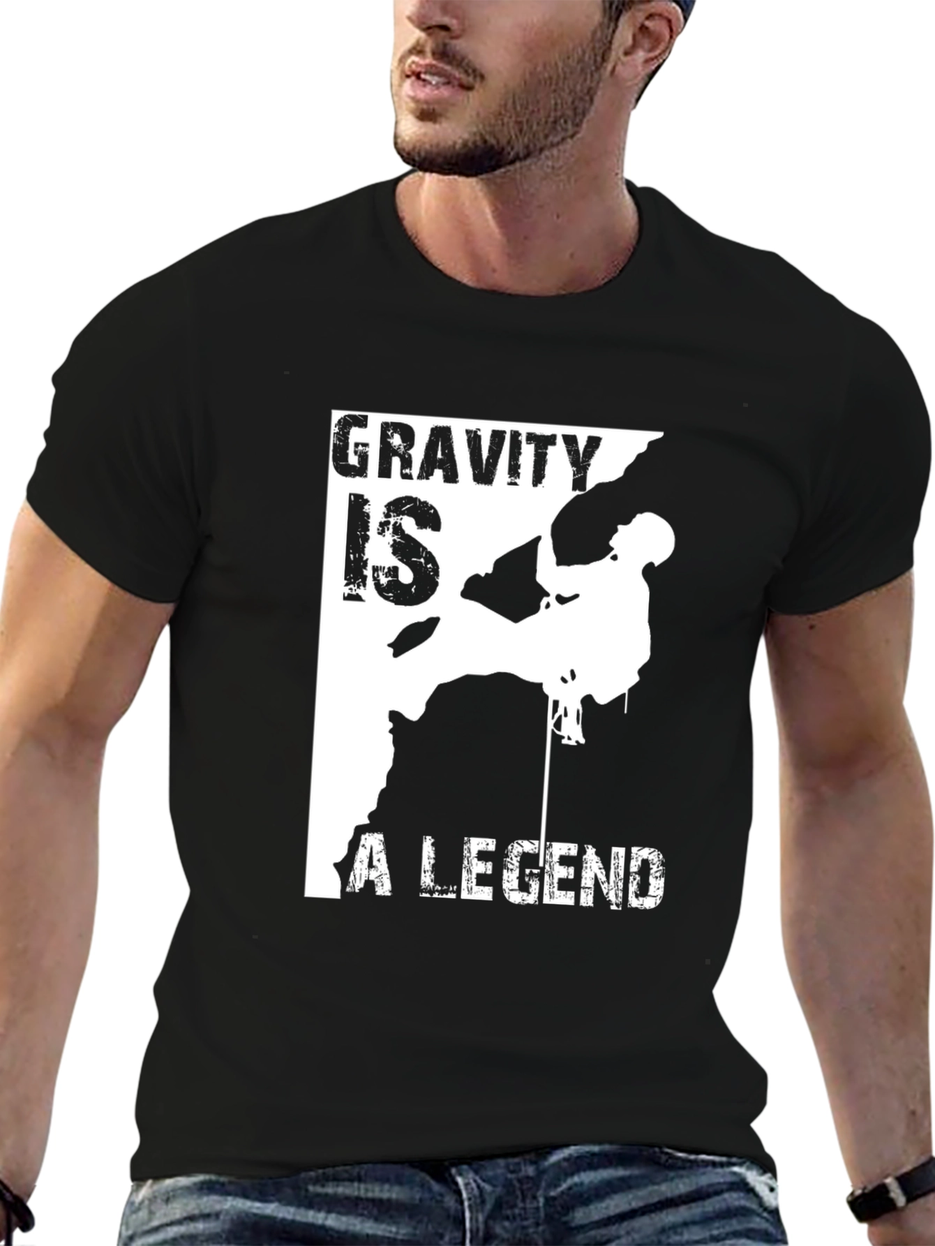 Gravity is a Legend Rock Climbing T-Shirt
