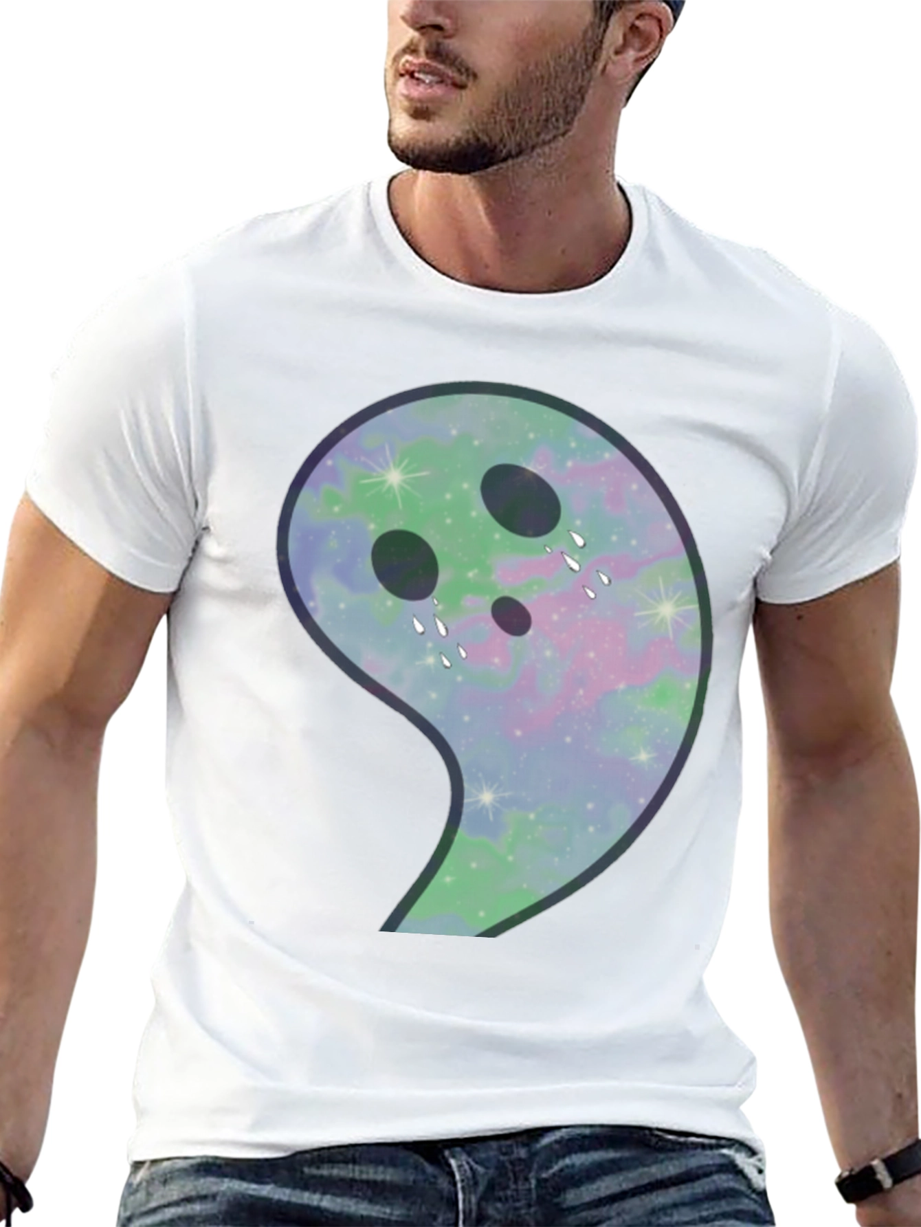 Galaxy Ghost Unisex T-Shirt