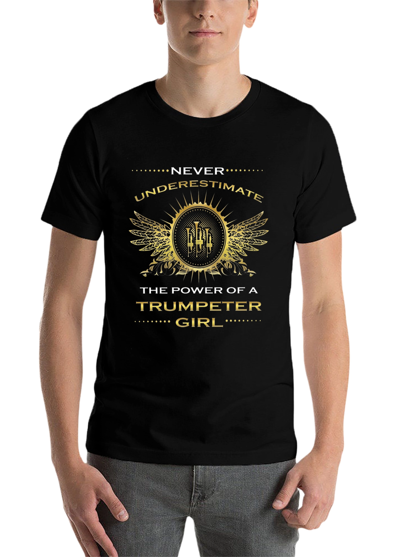 Trumpeter Girl T-Shirt - Never Underestimate!