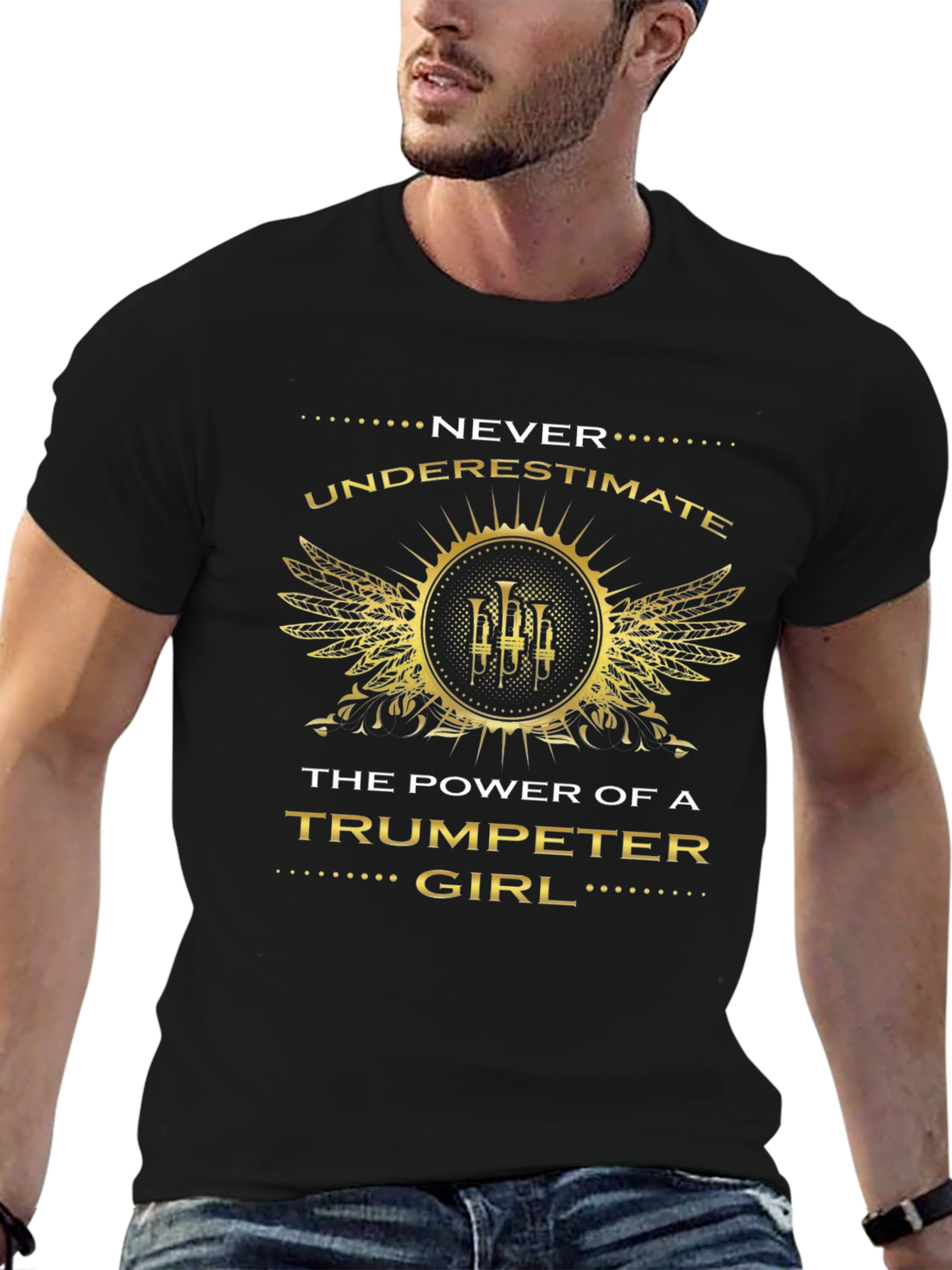 Trumpeter Girl T-Shirt - Never Underestimate!