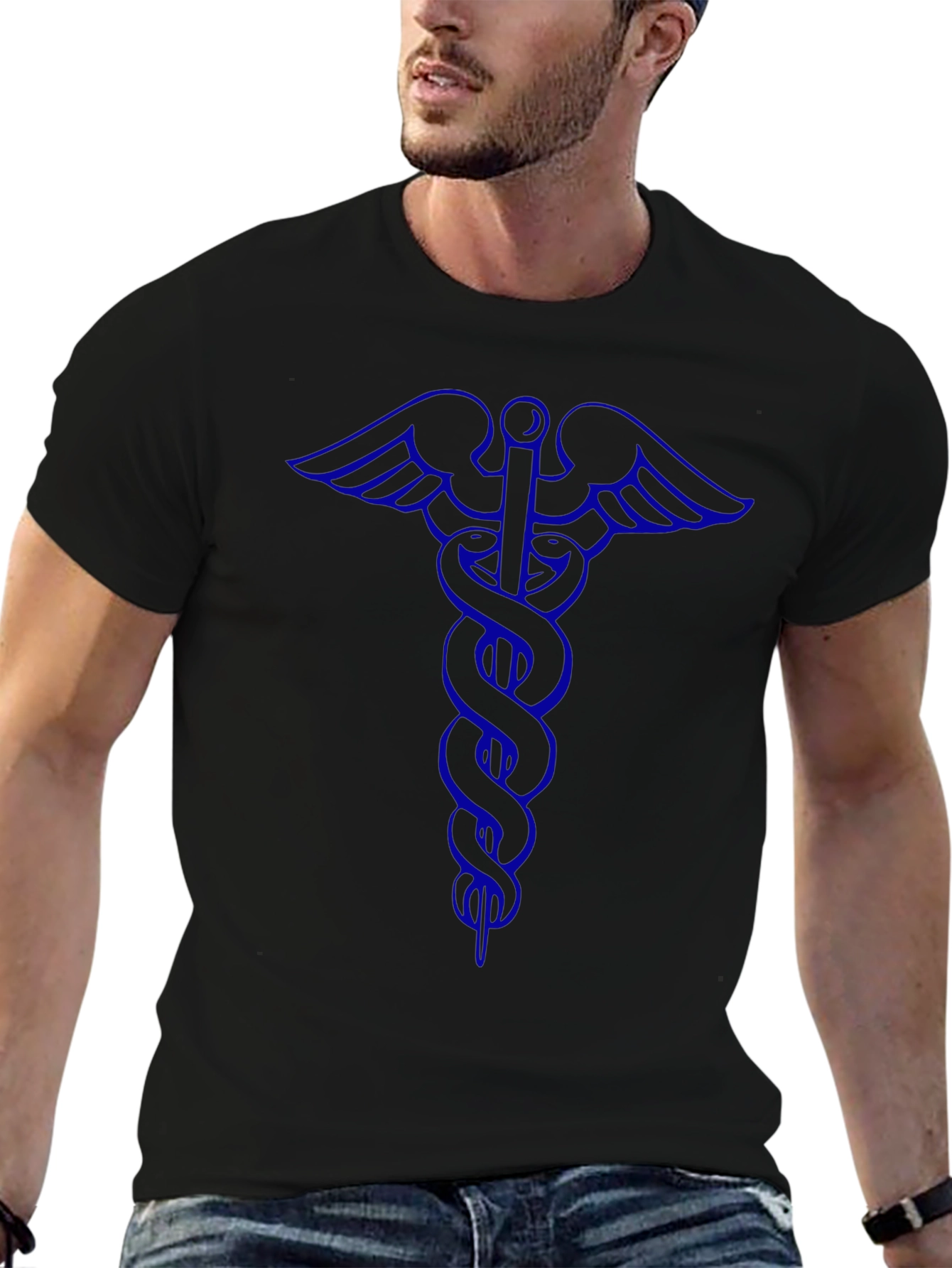 Caduceus T-Shirt - Medical Symbol Graphic Tee